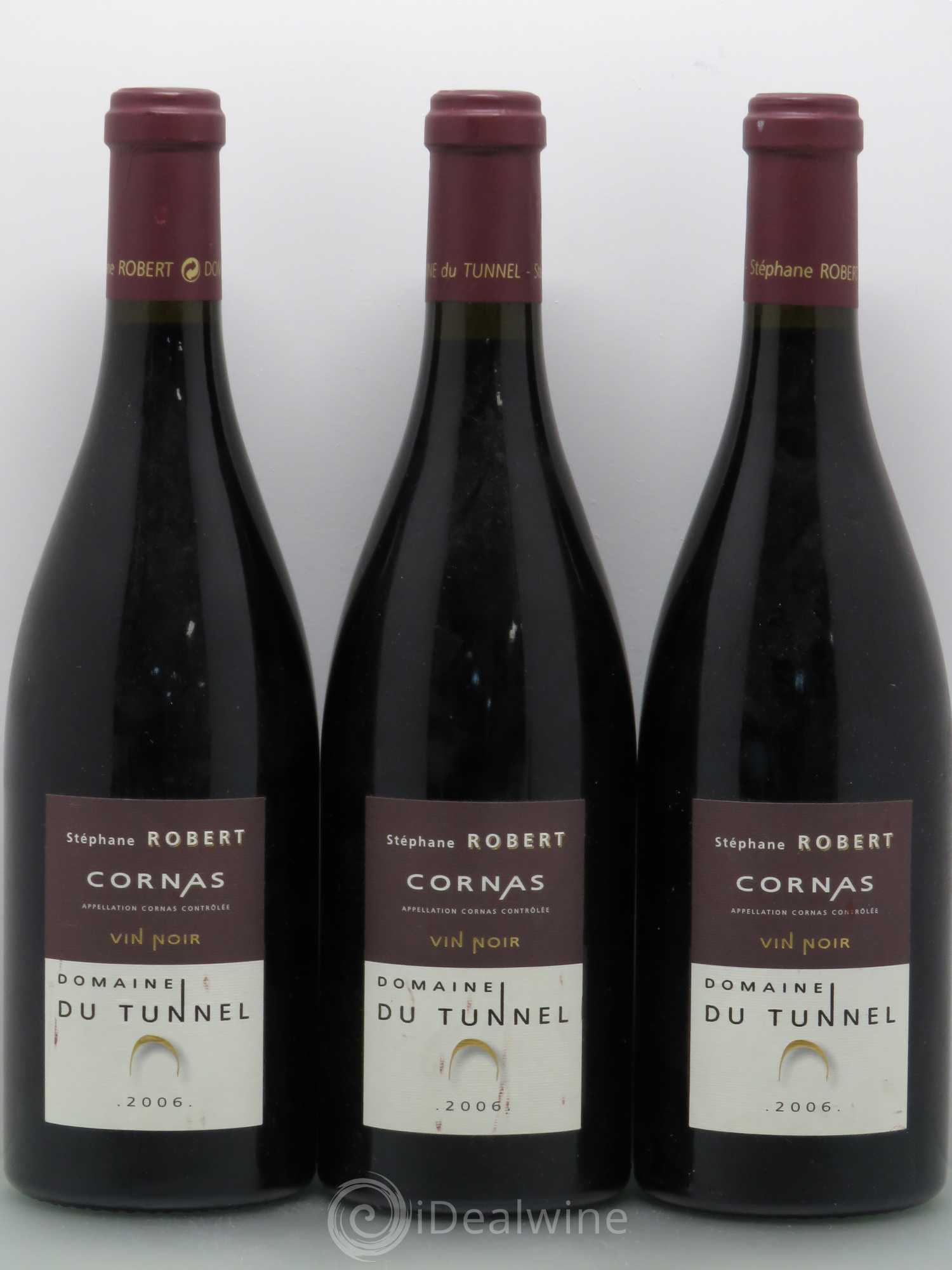 Cornas Stephane Robert Vin Noir 2006 - Posten von 3 Flaschen - 0