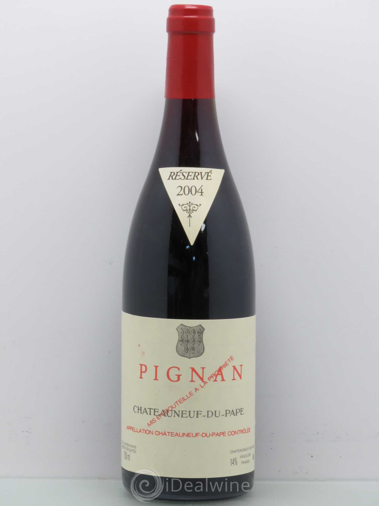 Châteauneuf-du-Pape Pignan Emmanuel Reynaud 2004 - Lot de 1 bouteille - 0