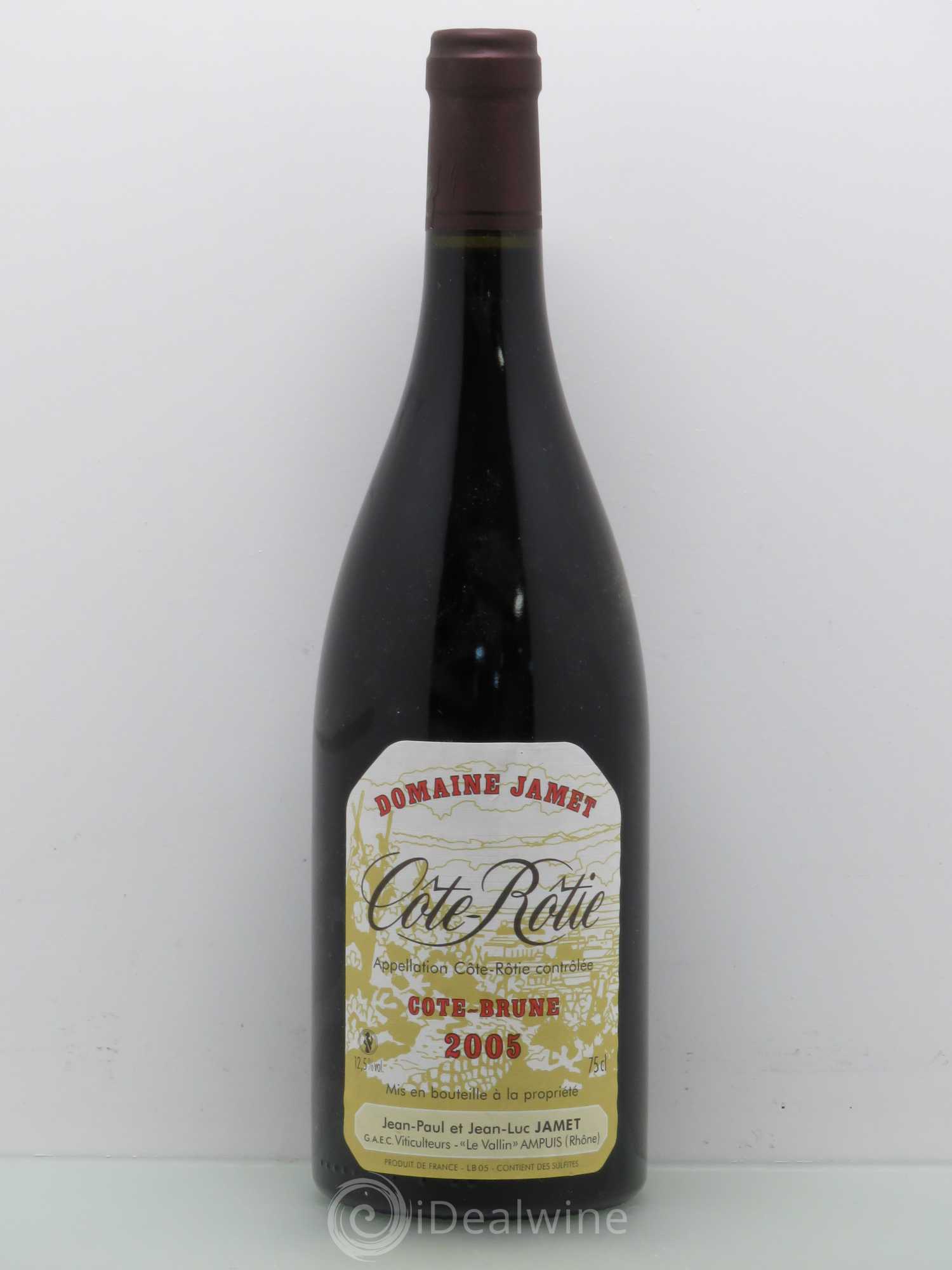 Côte-Rôtie Côte Brune Jamet (Domaine) 2005 - Lot de 1 bouteille - 0