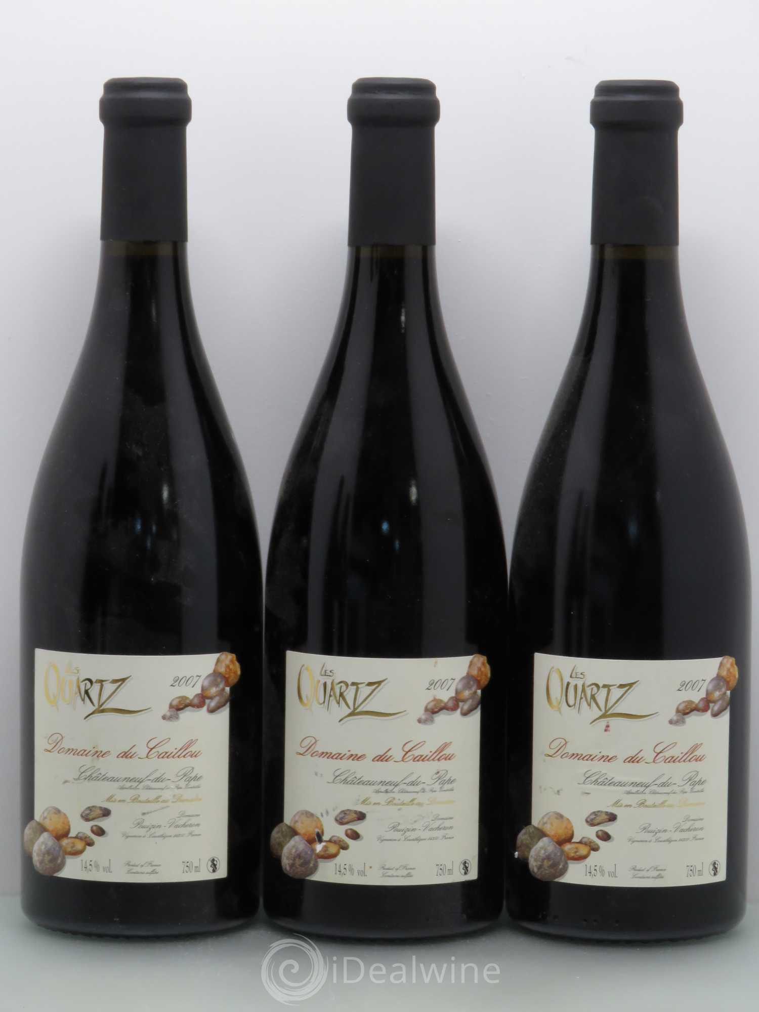 Châteauneuf-du-Pape Quartz Domaine du Caillou 2007 - Posten von 5 Flaschen - 1