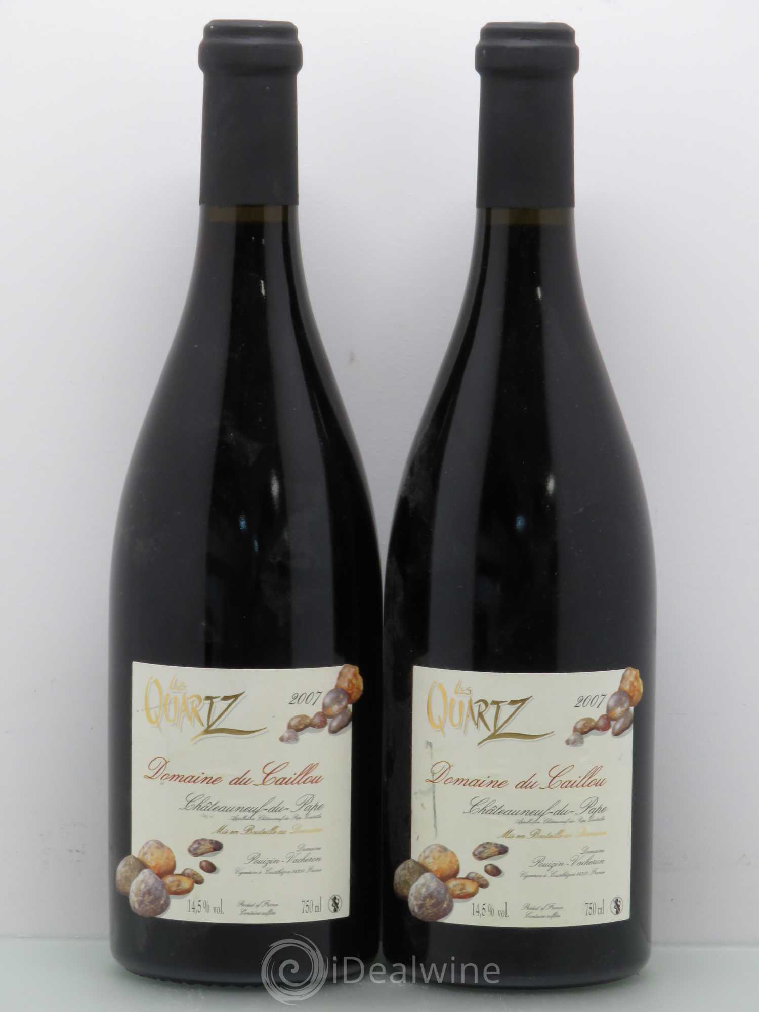 Châteauneuf-du-Pape Quartz Domaine du Caillou 2007 - Posten von 5 Flaschen - 2