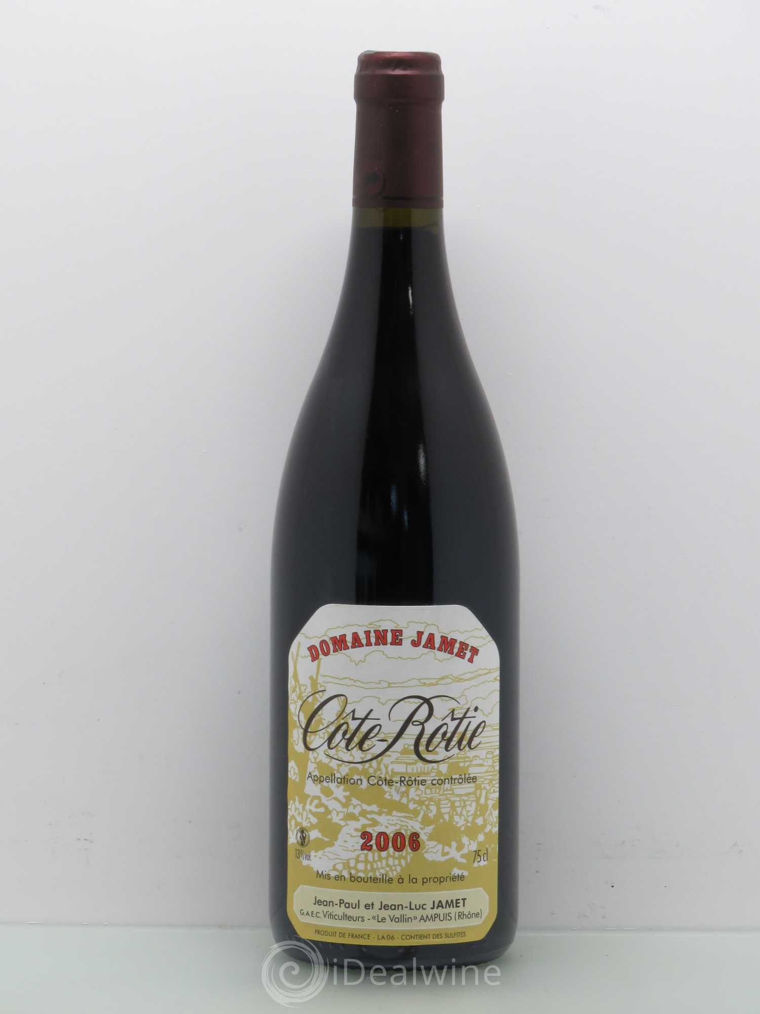 Côte-Rôtie Jamet (Domaine) 2006 - Lot de 1 bouteille - 0