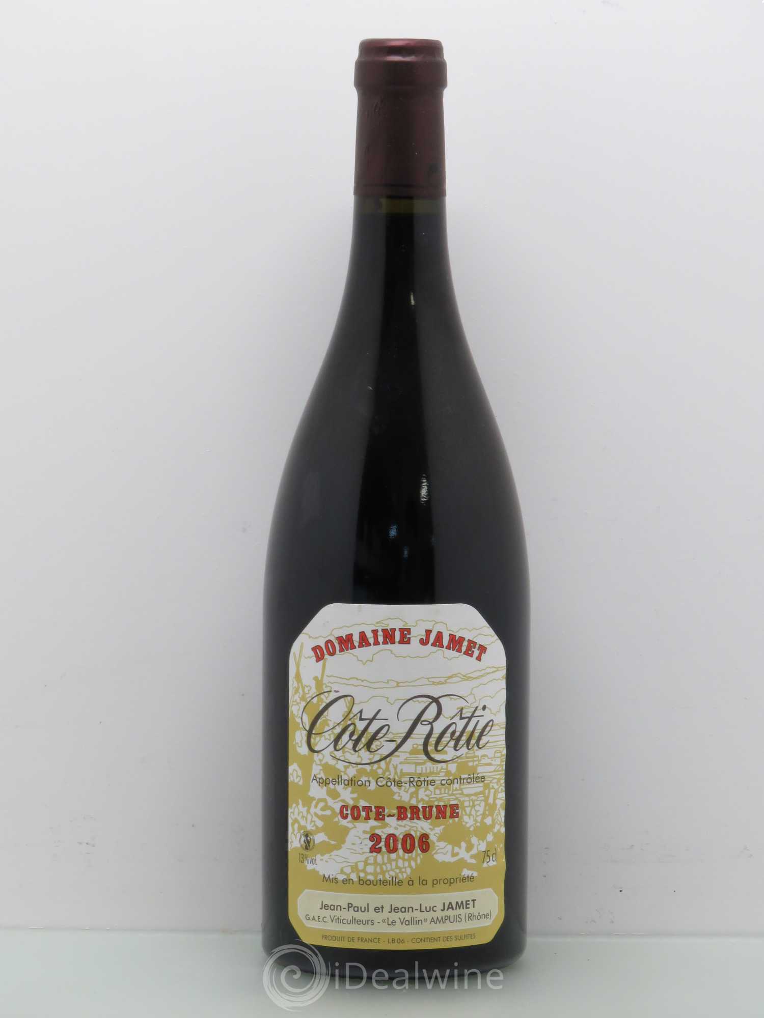 Côte-Rôtie Côte Brune Jamet (Domaine) 2006 - Lot de 1 bouteille - 0