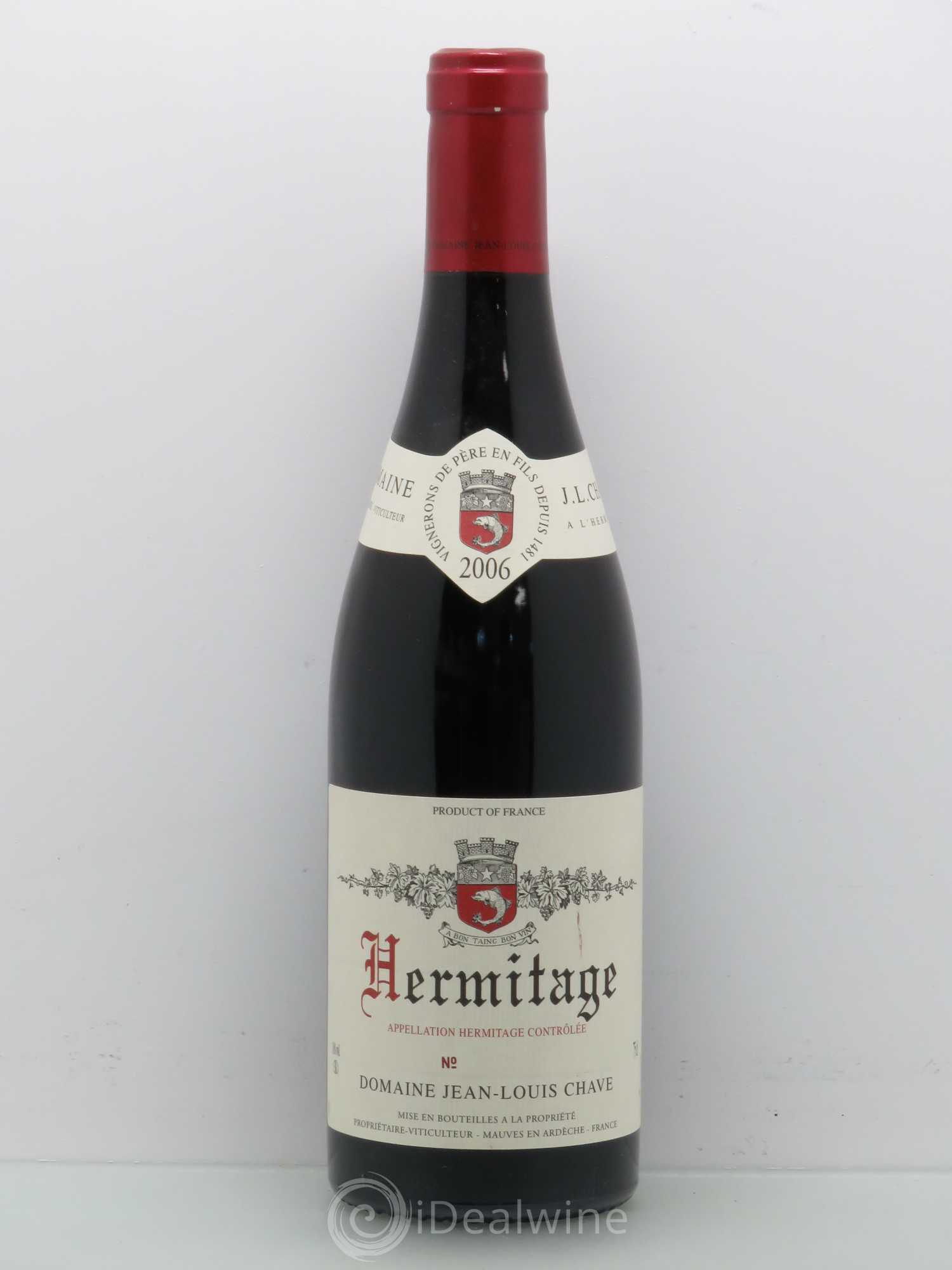 Hermitage Jean-Louis Chave 2006 - Lot de 1 bouteille - 0