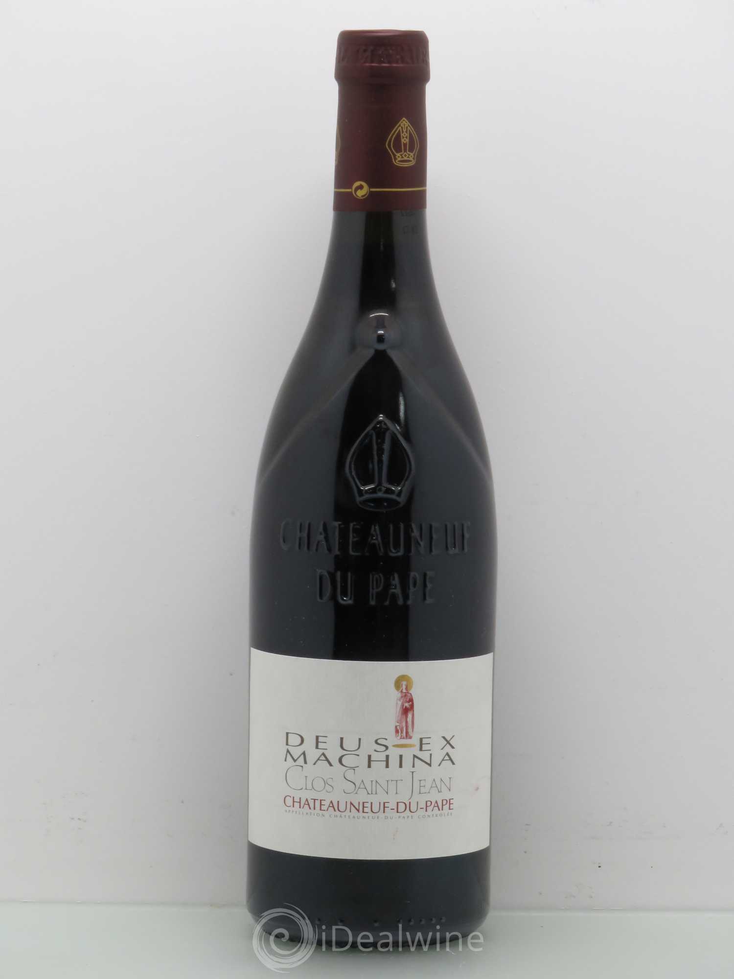 Châteauneuf-du-Pape Clos Saint-Jean Deus Ex Machina Pascal et Vincent Maurel 2012 - Lot de 1 bouteille - 0