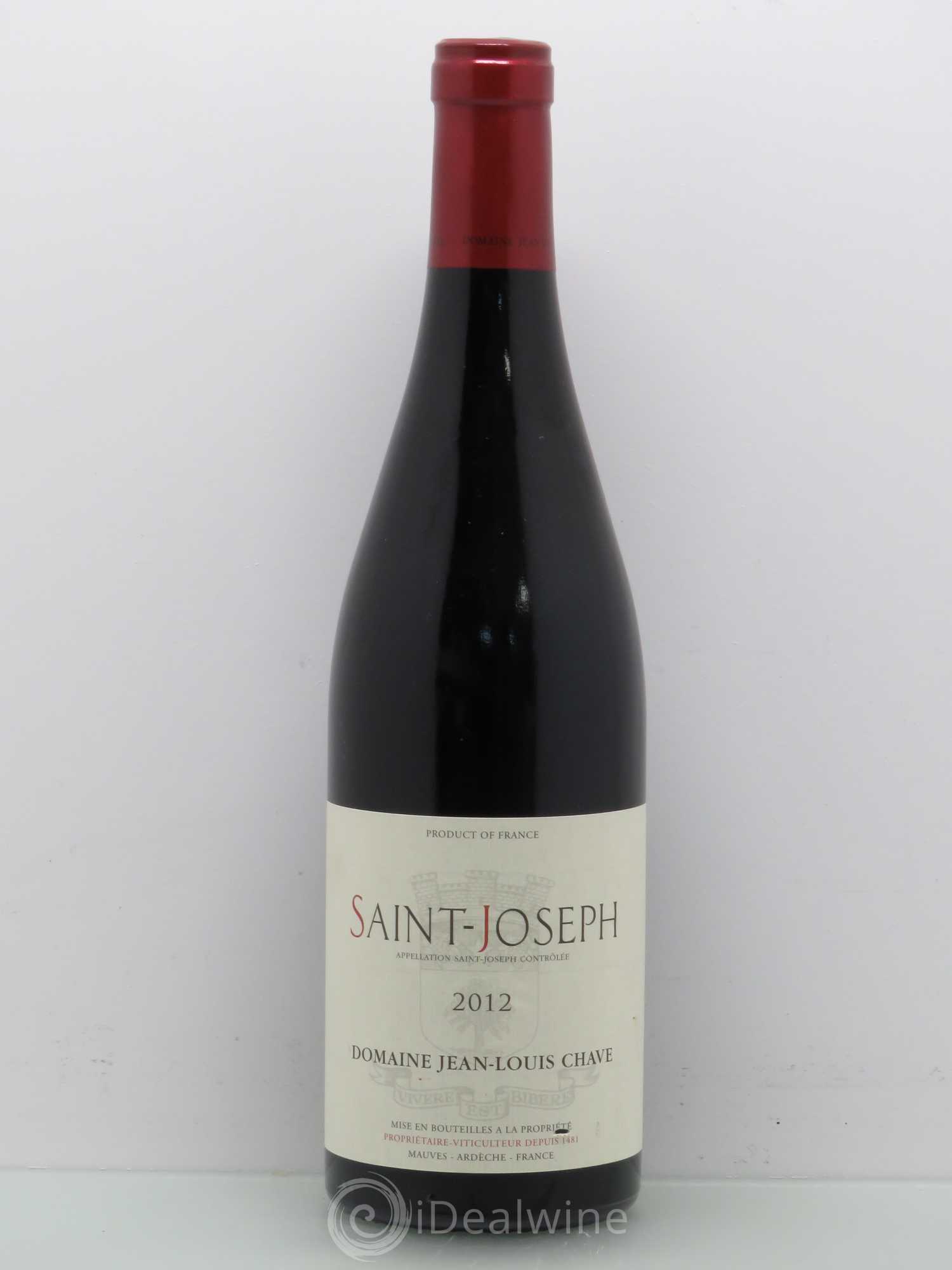 Saint-Joseph Jean-Louis Chave 2012 - Lot de 1 bouteille - 0