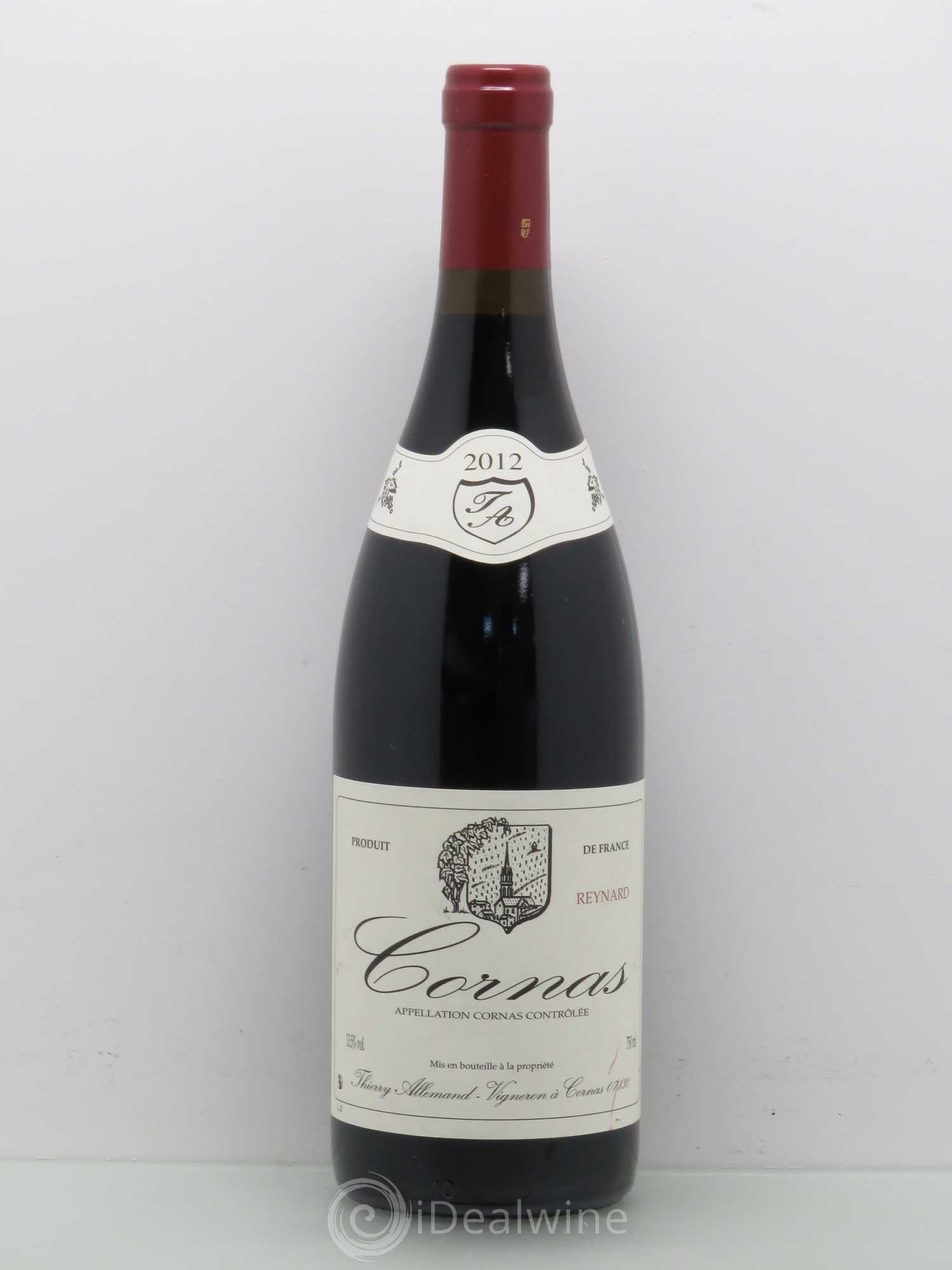 Cornas Reynard Thierry Allemand 2012 - Lot de 1 bouteille - 0