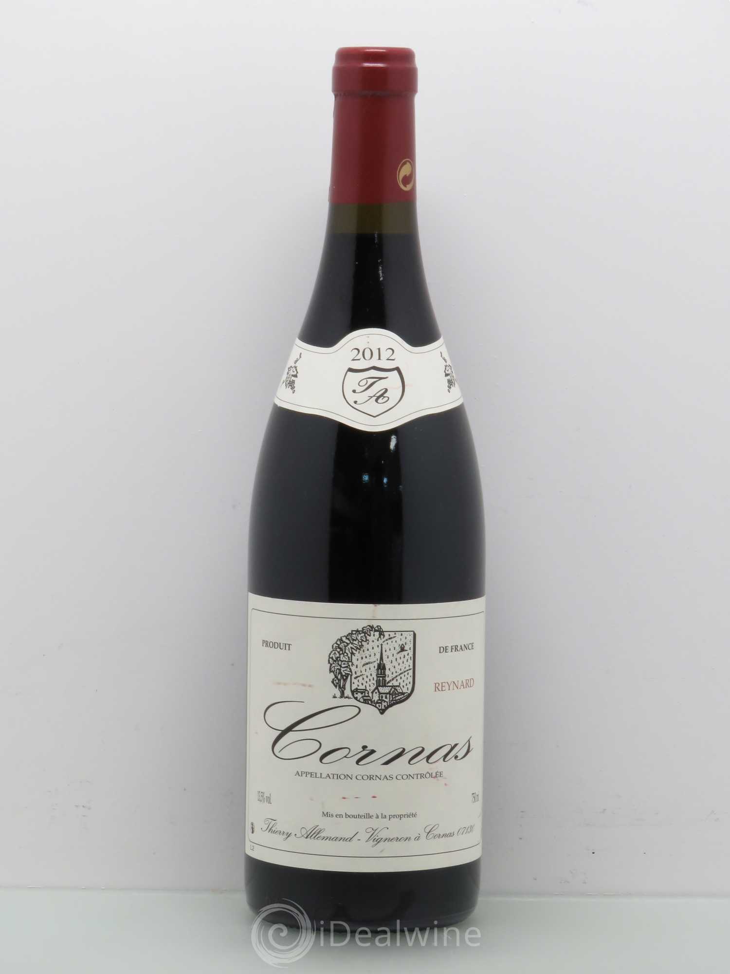 Cornas Reynard Thierry Allemand 2012 - Lot de 1 bouteille - 0