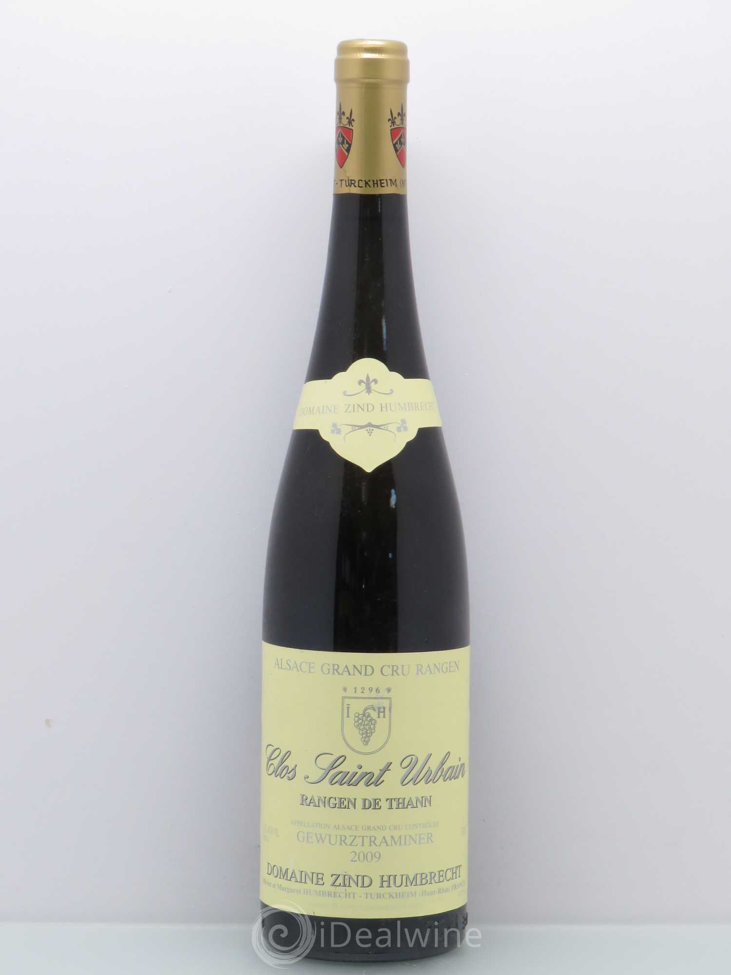 Alsace Gewurztraminer Grand Cru Rangen de Thann Clos Saint Urbain Zind-Humbrecht (Domaine) 2009 - Lot de 1 bouteille - 0