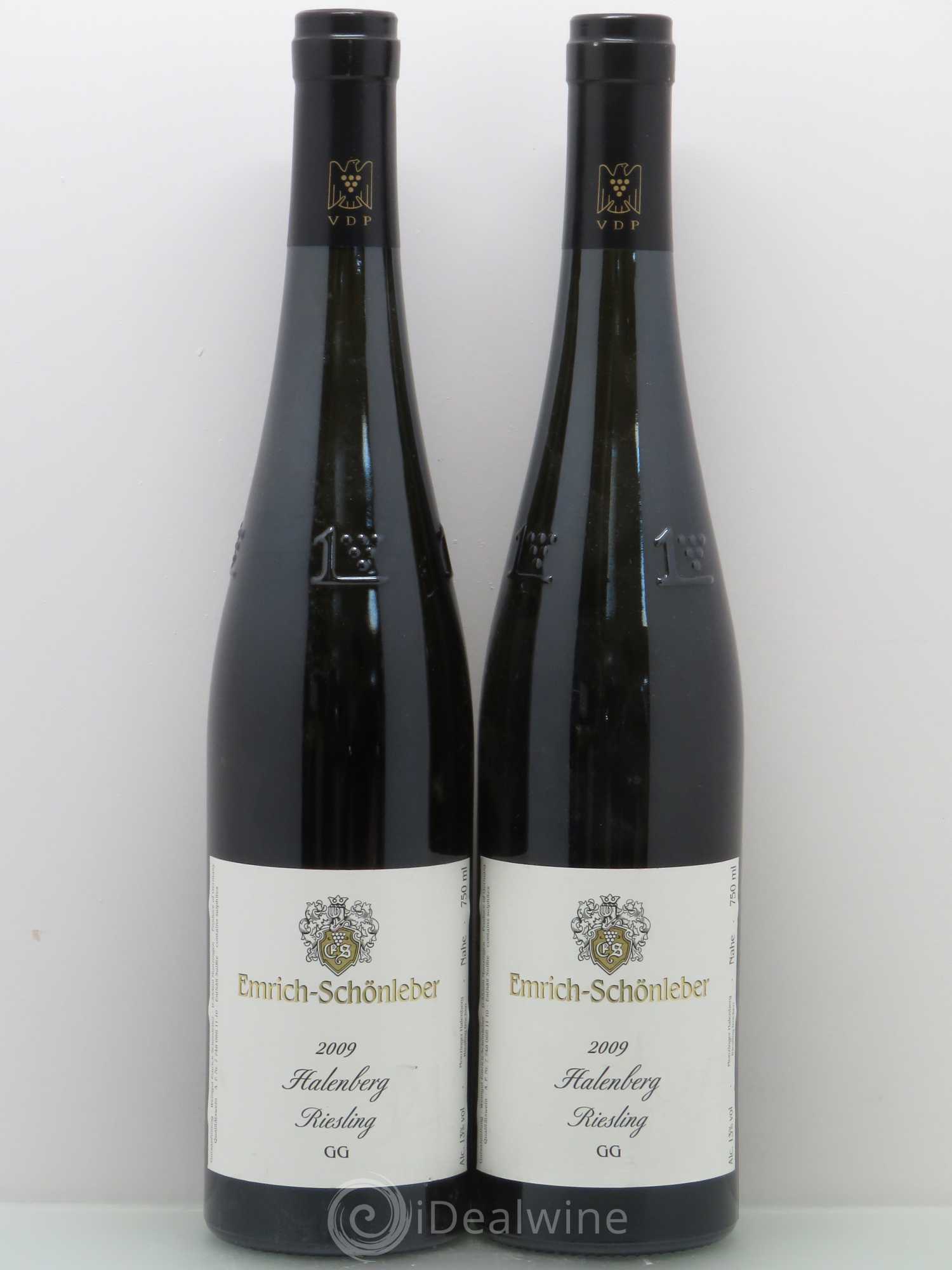 Riesling Domaine Emrich Schonleber Grosses Gewachs Mozinger Halenberg 2009 - Posten von 2 Flaschen - 0