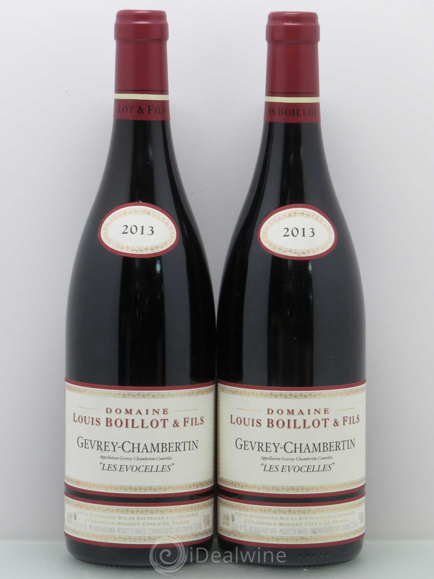 Gevrey-Chambertin Louis Boillot Evocelles 2013 - Posten von 2 Flaschen - 0