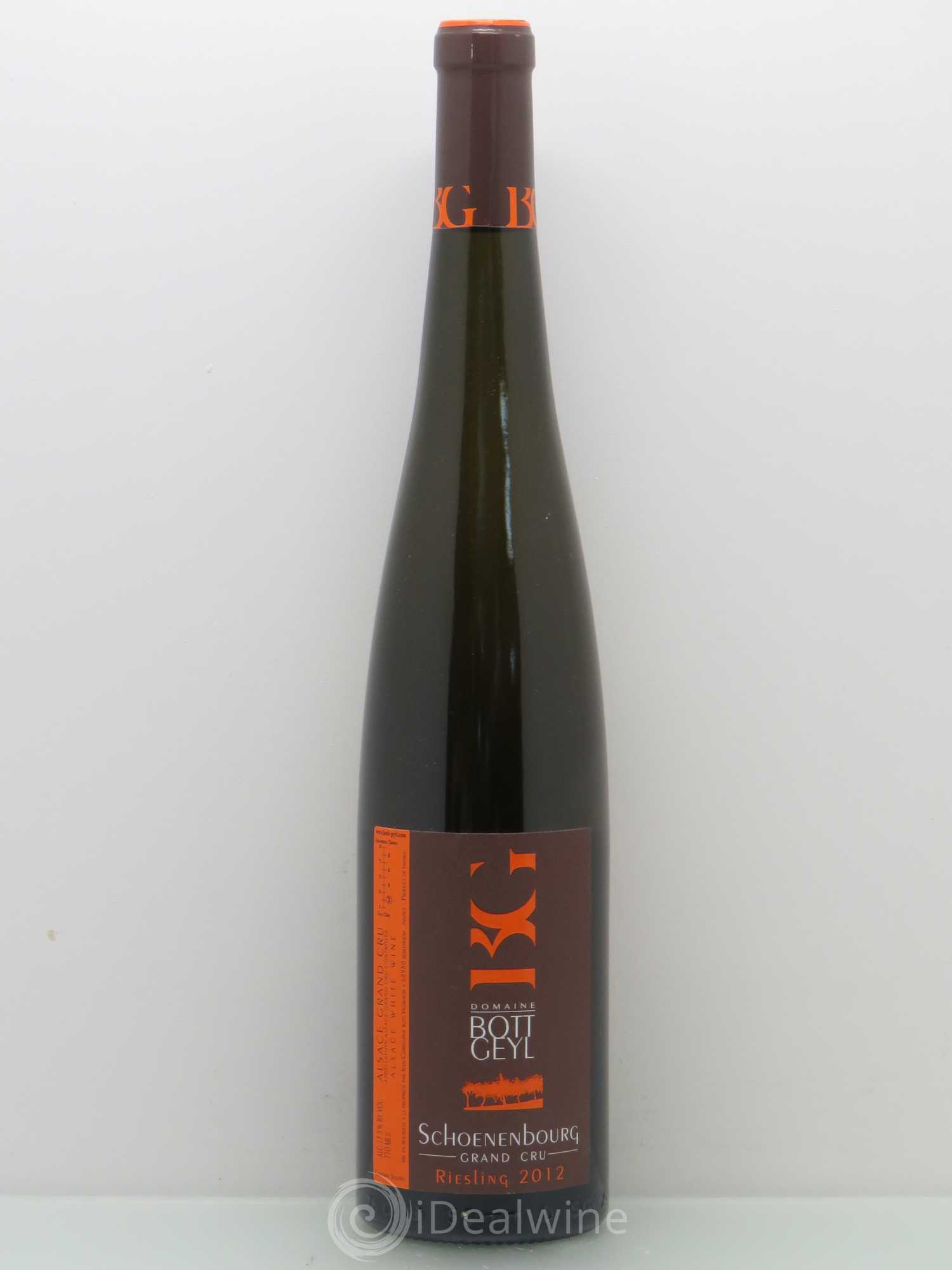 Alsace Grand Cru Schoenenbourg Riesling Bott-Geyl (Domaine) 2012 - Lot de 1 bouteille - 0
