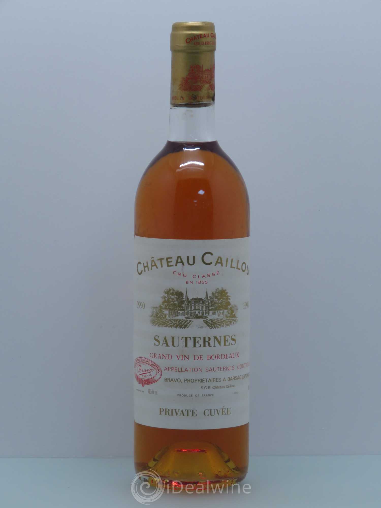 Château Caillou - Private Cuvée 1990 - Posten von 1 Flasche - 0