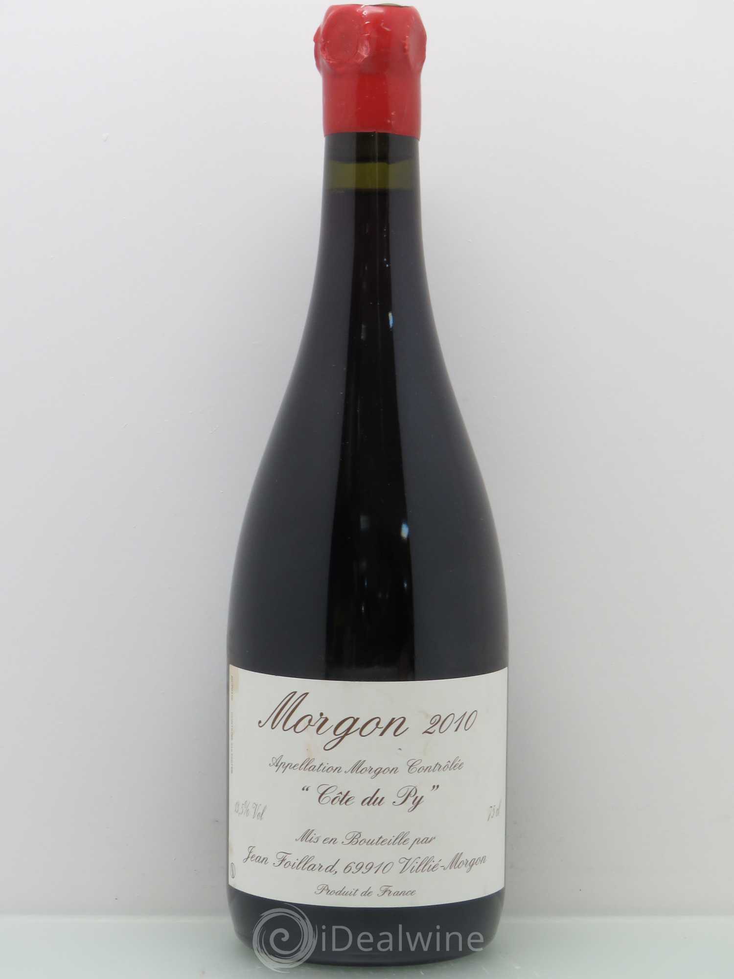 Morgon Côte du Py Jean Foillard 2010 - Lot de 1 bouteille - 0