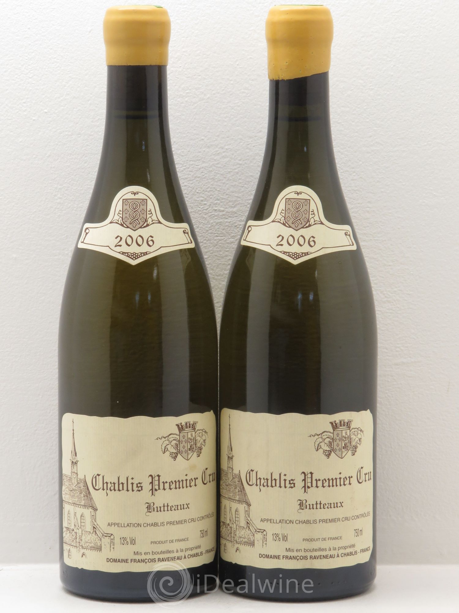Chablis 1er Cru Butteaux Raveneau (Domaine) 2006 - Lot de 2 bouteilles - 0