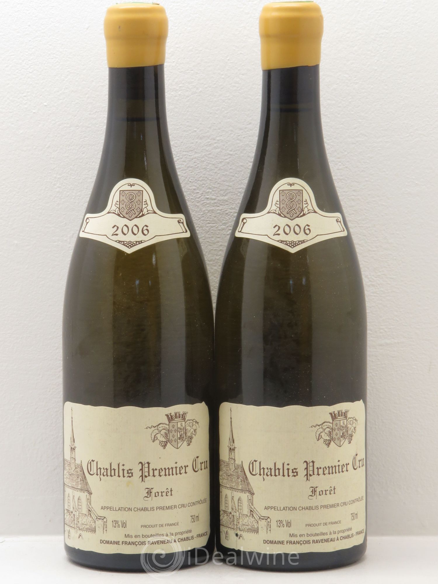 Chablis 1er Cru Forêt Raveneau (Domaine) 2006 - Lot de 2 bouteilles - 0