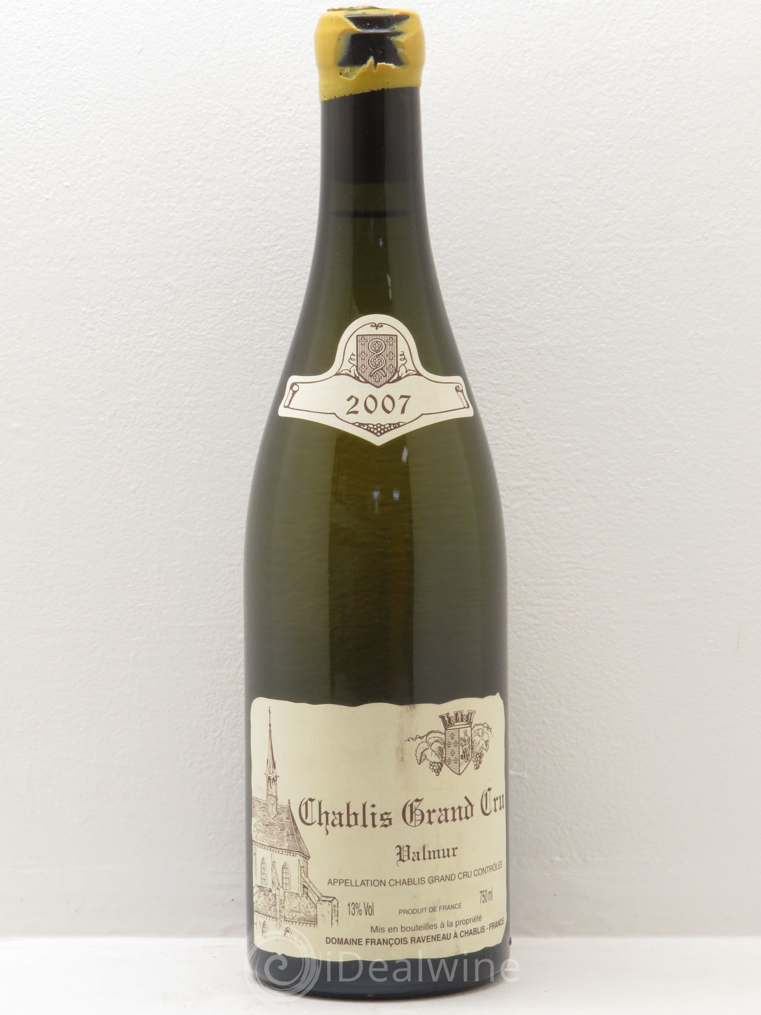 Chablis Grand Cru Valmur Raveneau (Domaine) 2007 - Lot de 1 bouteille - 0