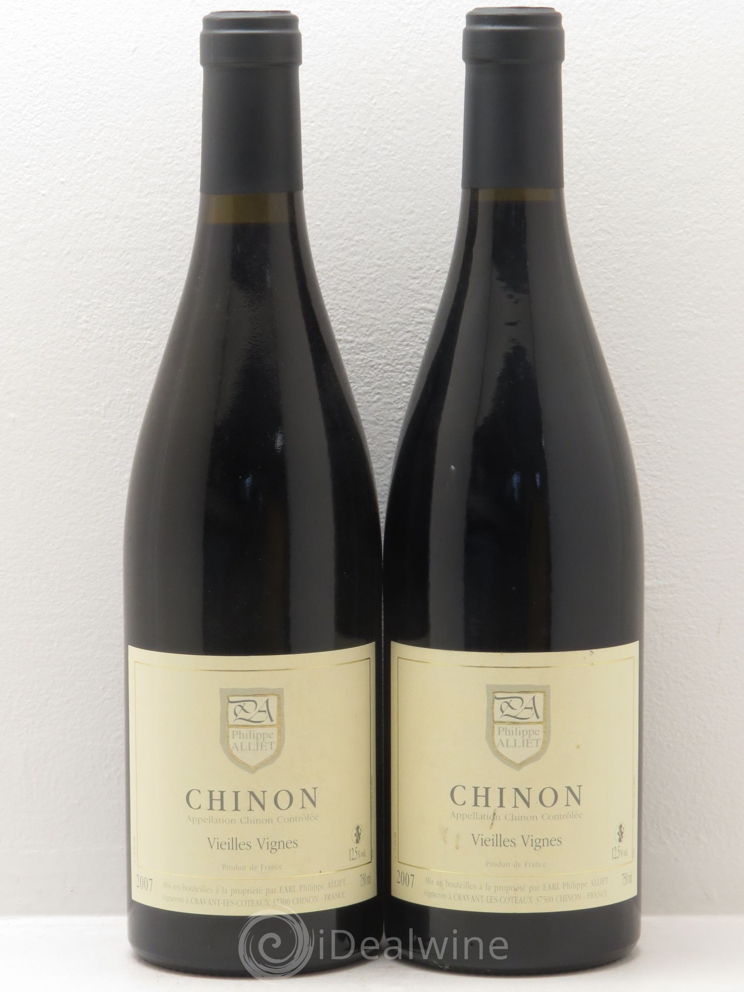 Chinon Vieilles Vignes Philippe Alliet 2007 - Lot de 2 bouteilles - 0
