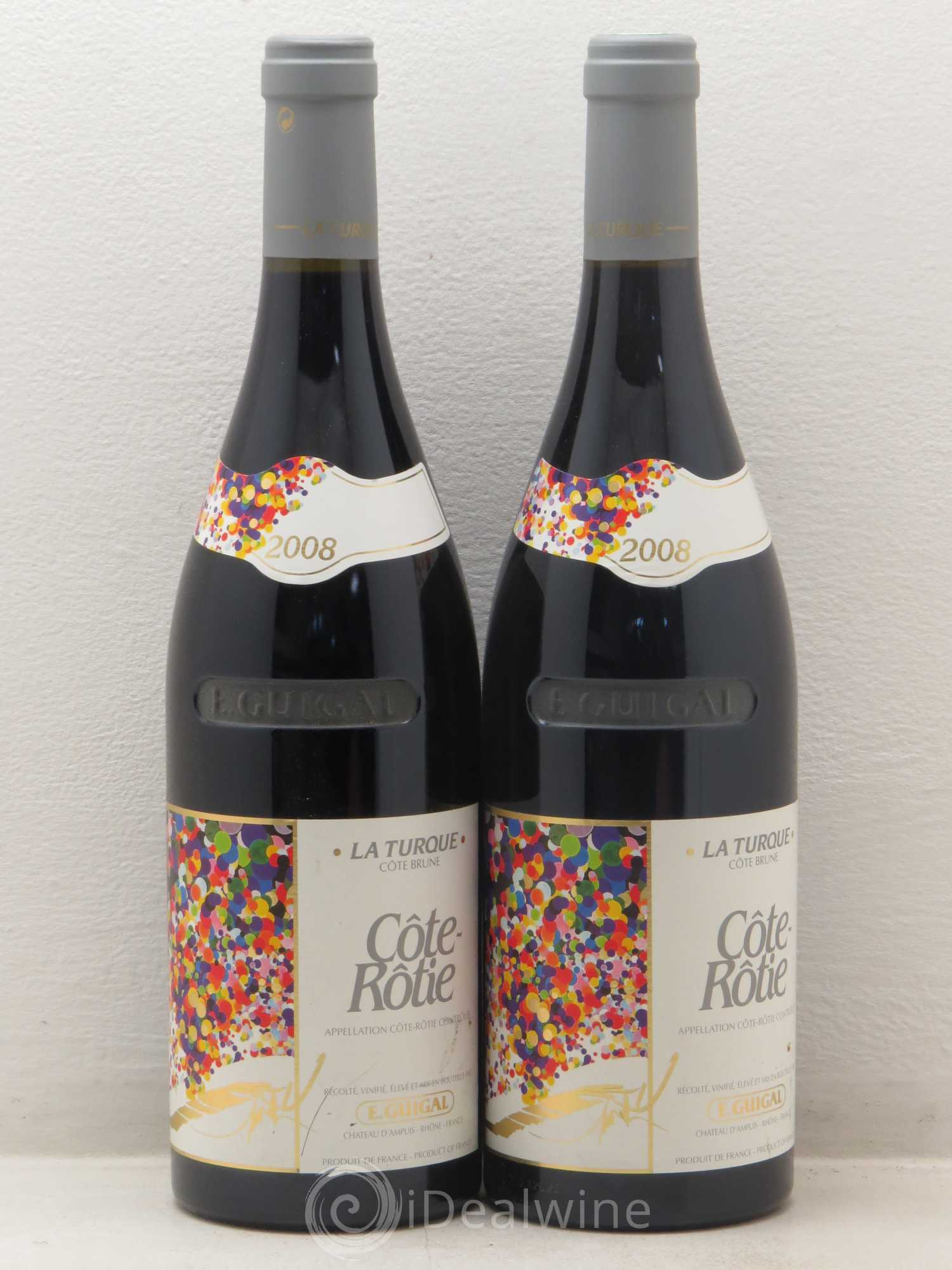 Côte-Rôtie La Turque Guigal 2008 - Lot de 2 bouteilles - 0