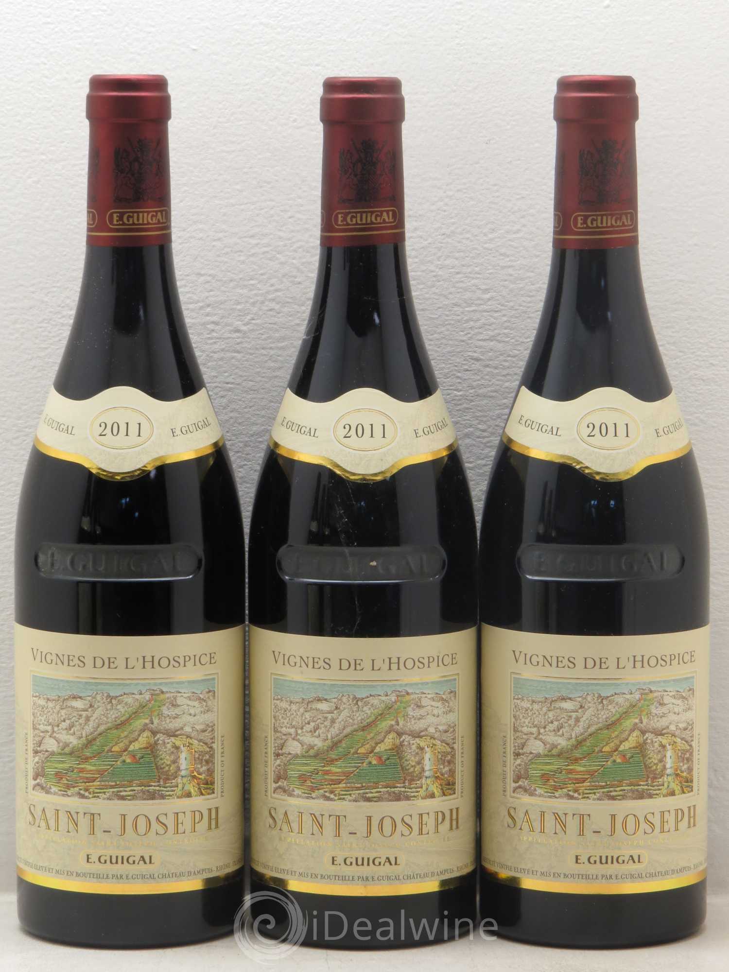 Saint-Joseph Vignes de l'Hospice Guigal 2011 - Lot de 6 bouteilles - 1