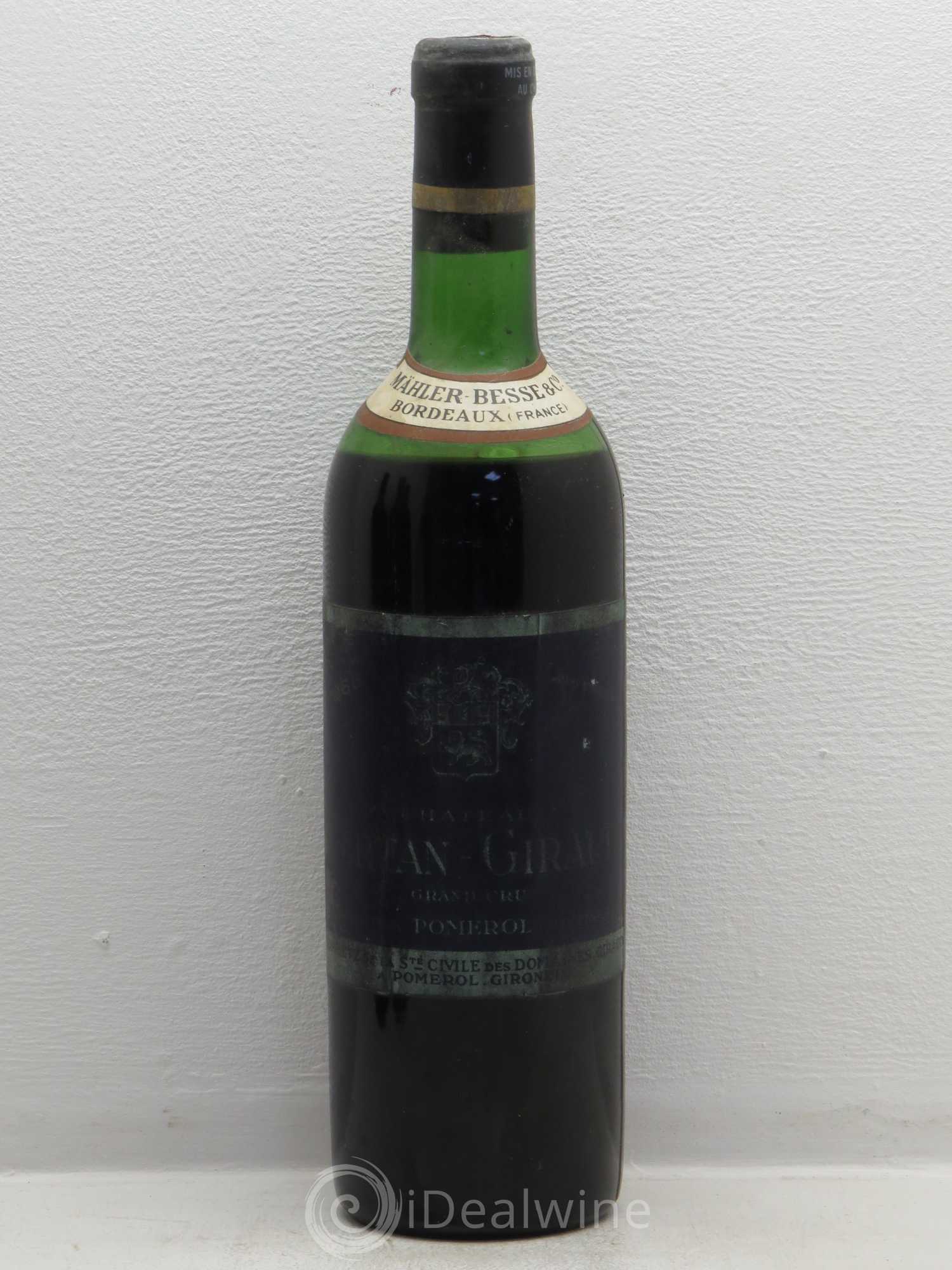 Château Certan Giraud (sans prix de réserve) 1966 - Lot de 1 bouteille - 0