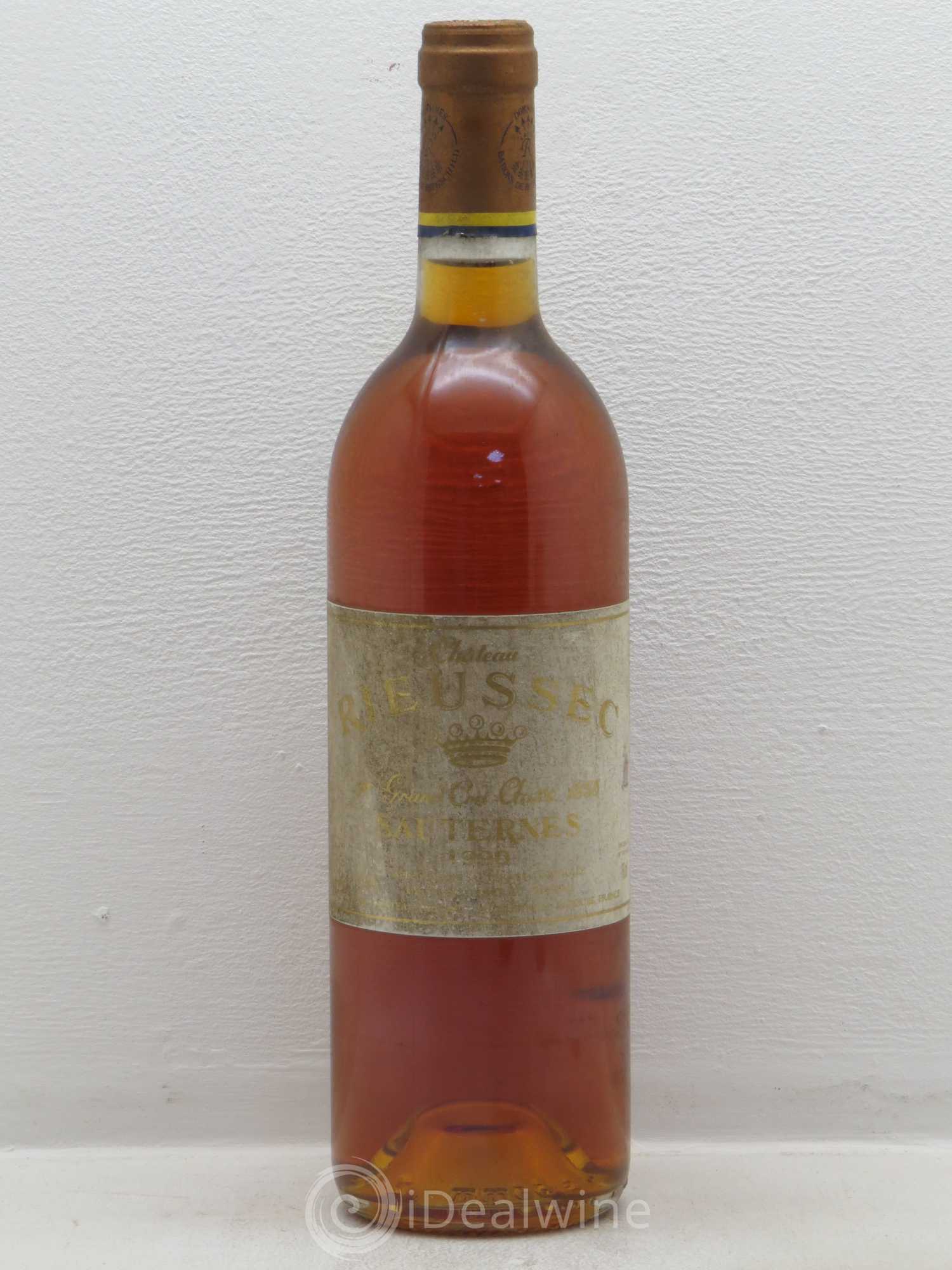 Château Rieussec 1er Grand Cru Classé 1990 - Posten von 1 Flasche - 0