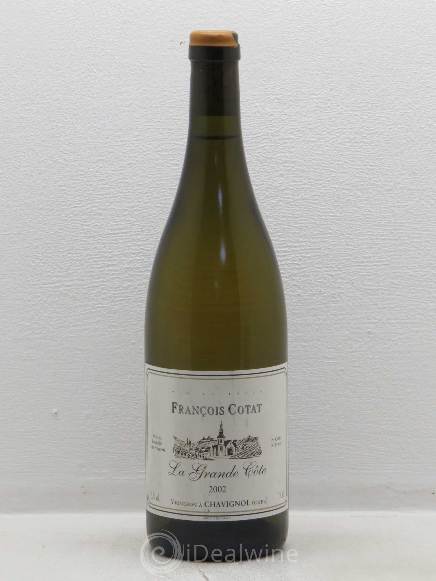 Sancerre La Grande Côte François Cotat 2002 - Lot de 1 bouteille - 0