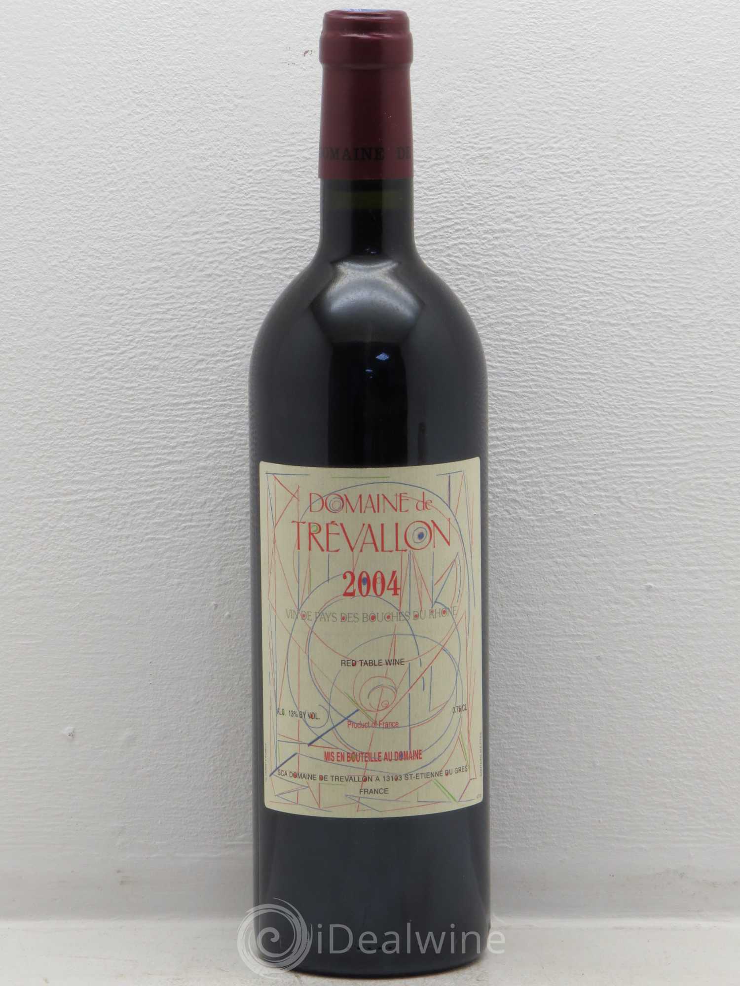 VDP Bouches du Rhône Trévallon (Domaine de) Eloi Dürrbach 2004 - Lot de 1 bouteille - 0