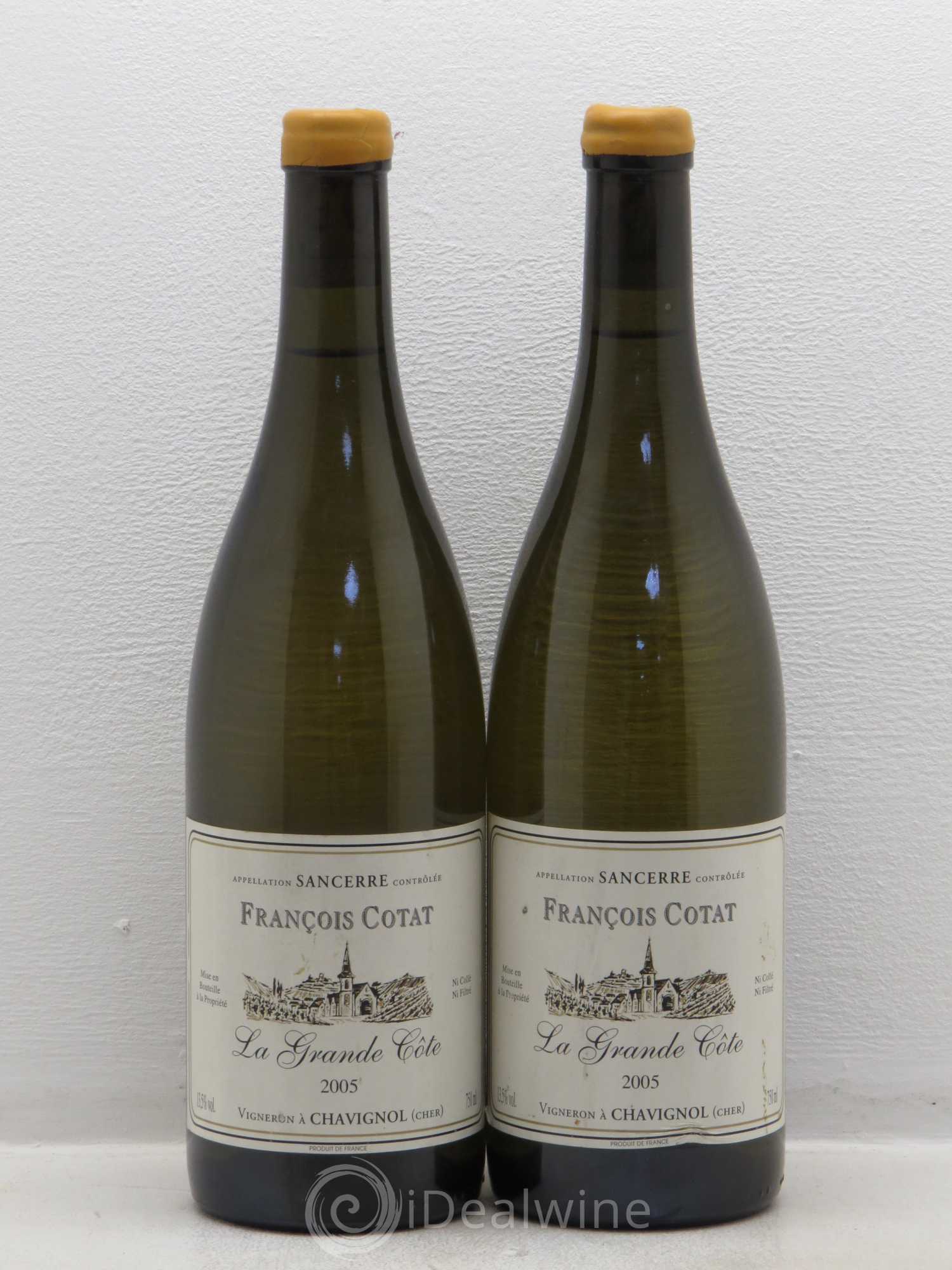 Sancerre La Grande Côte François Cotat 2005 - Lot de 2 bouteilles - 0