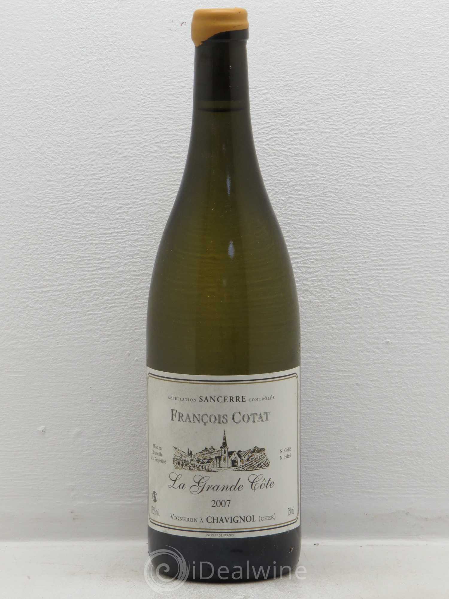 Sancerre La Grande Côte François Cotat 2007 - Lot de 1 bouteille - 0