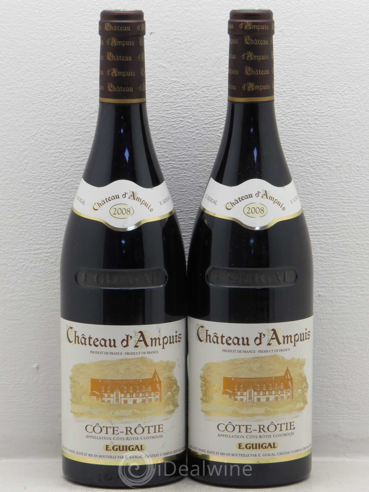 Côte-Rôtie Château d'Ampuis Guigal 2008 - Lot de 2 bouteilles - 0