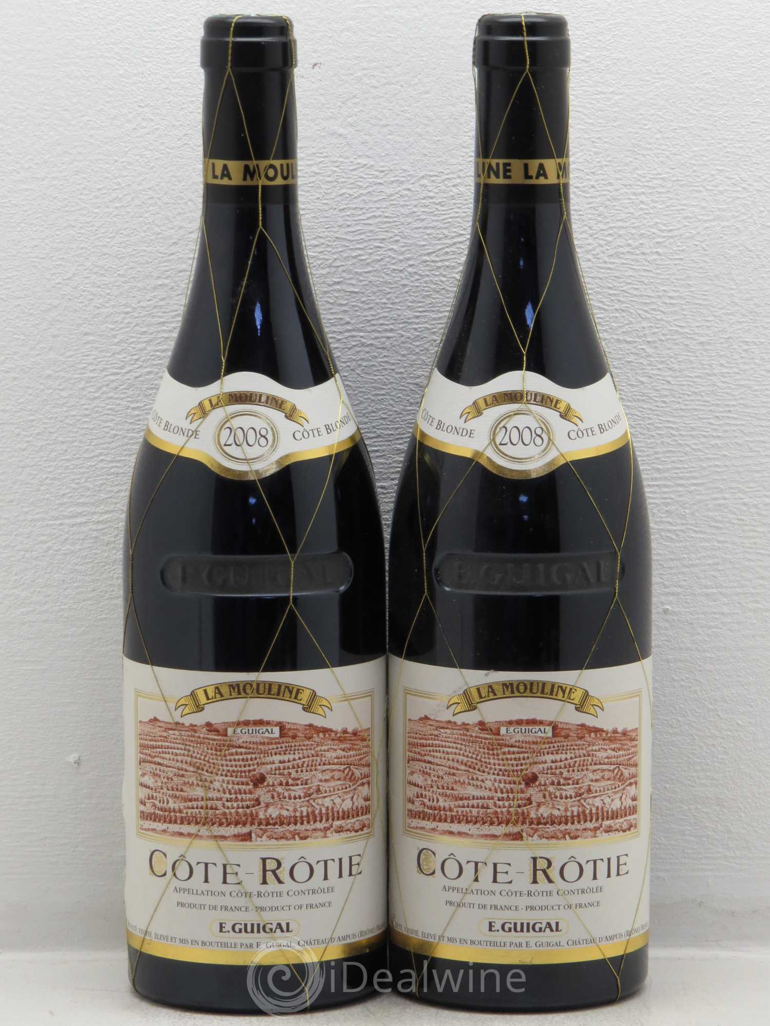 Côte-Rôtie La Mouline Guigal 2008 - Lot de 2 bouteilles - 0