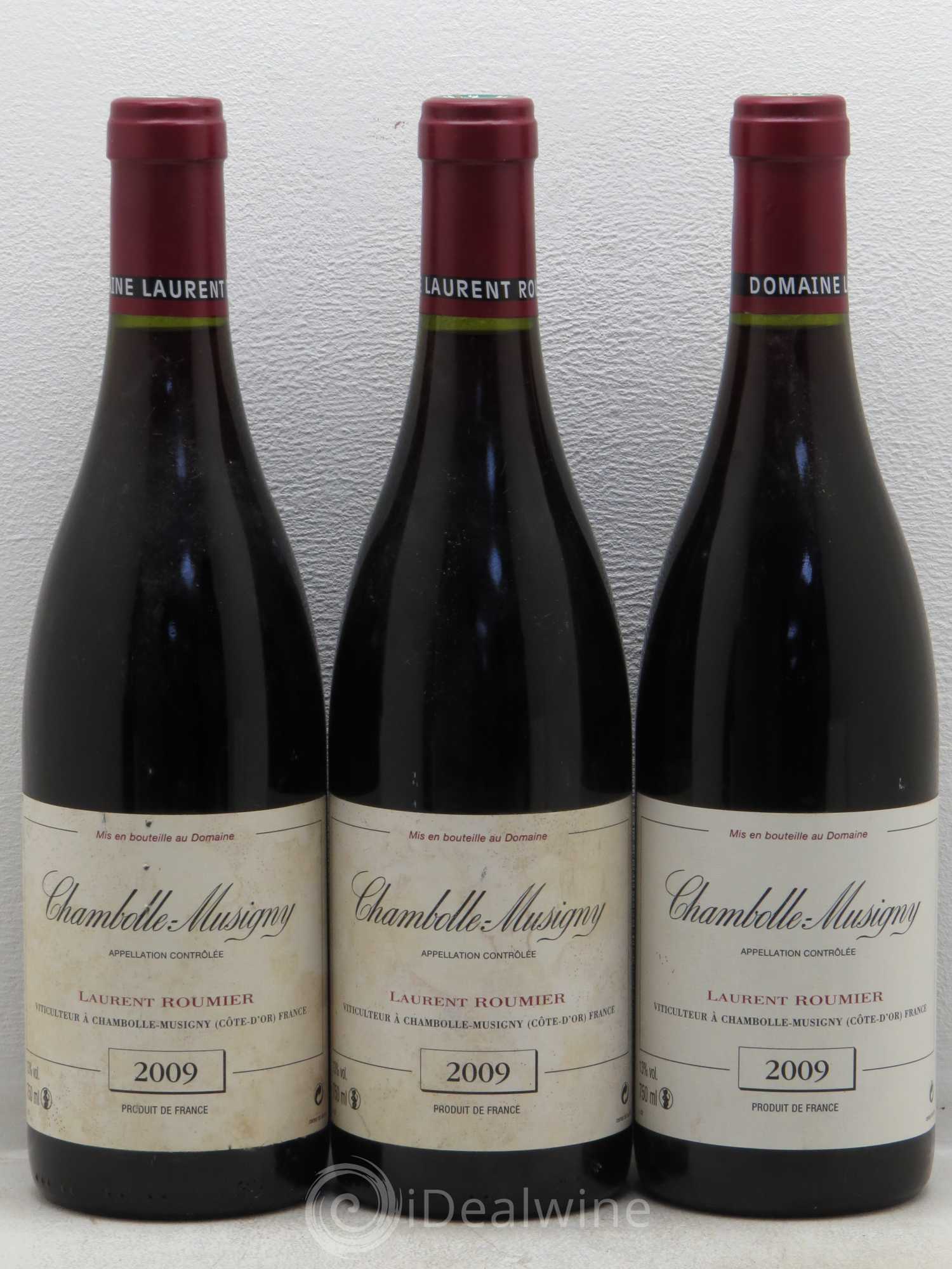 Chambolle-Musigny Laurent Roumier 2009 - Lot de 3 bouteilles - 0