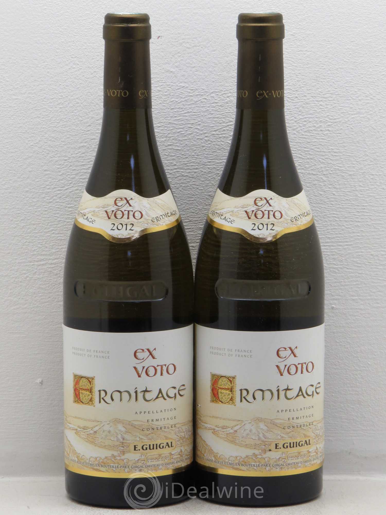 Ermitage Ex Voto Guigal 2012 - Lot de 2 bouteilles - 0