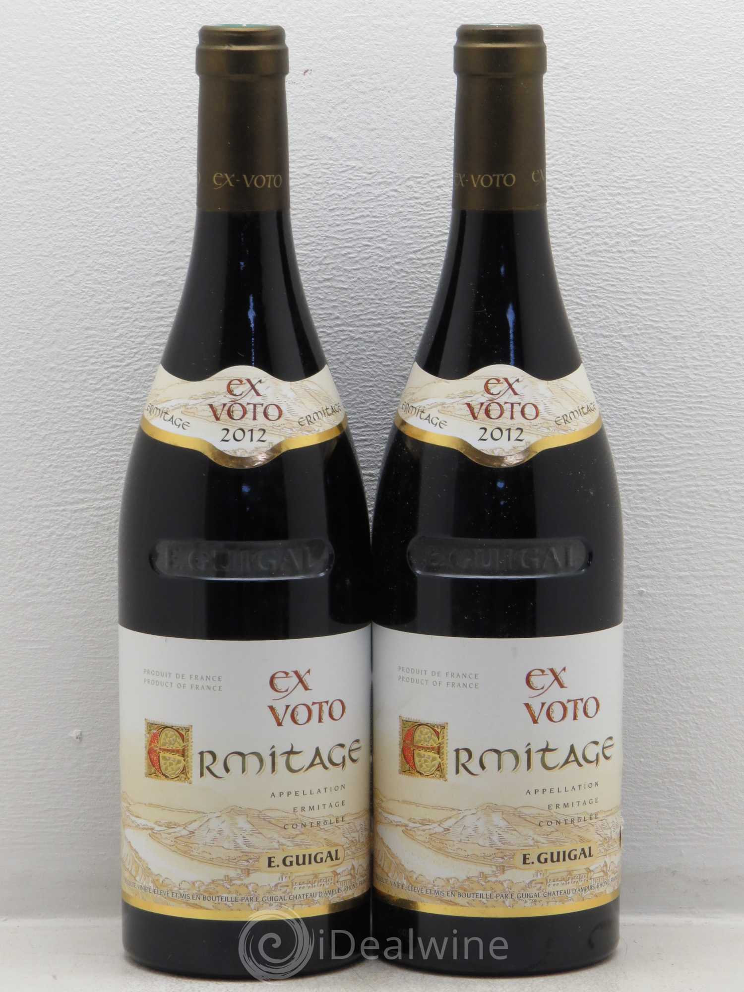 Ermitage Ex Voto Guigal 2012 - Lot de 2 bouteilles - 0