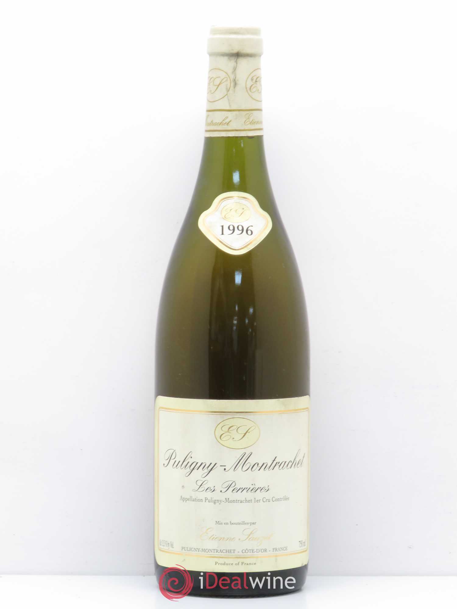 Puligny-Montrachet 1er Cru Les Perrières Etienne Sauzet 1996 - Lot de 1 bouteille - 0