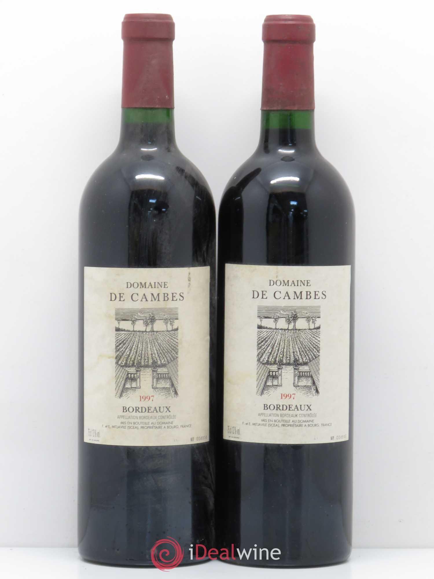 Domaine de Cambes 1997 - Lot de 2 bouteilles - 0