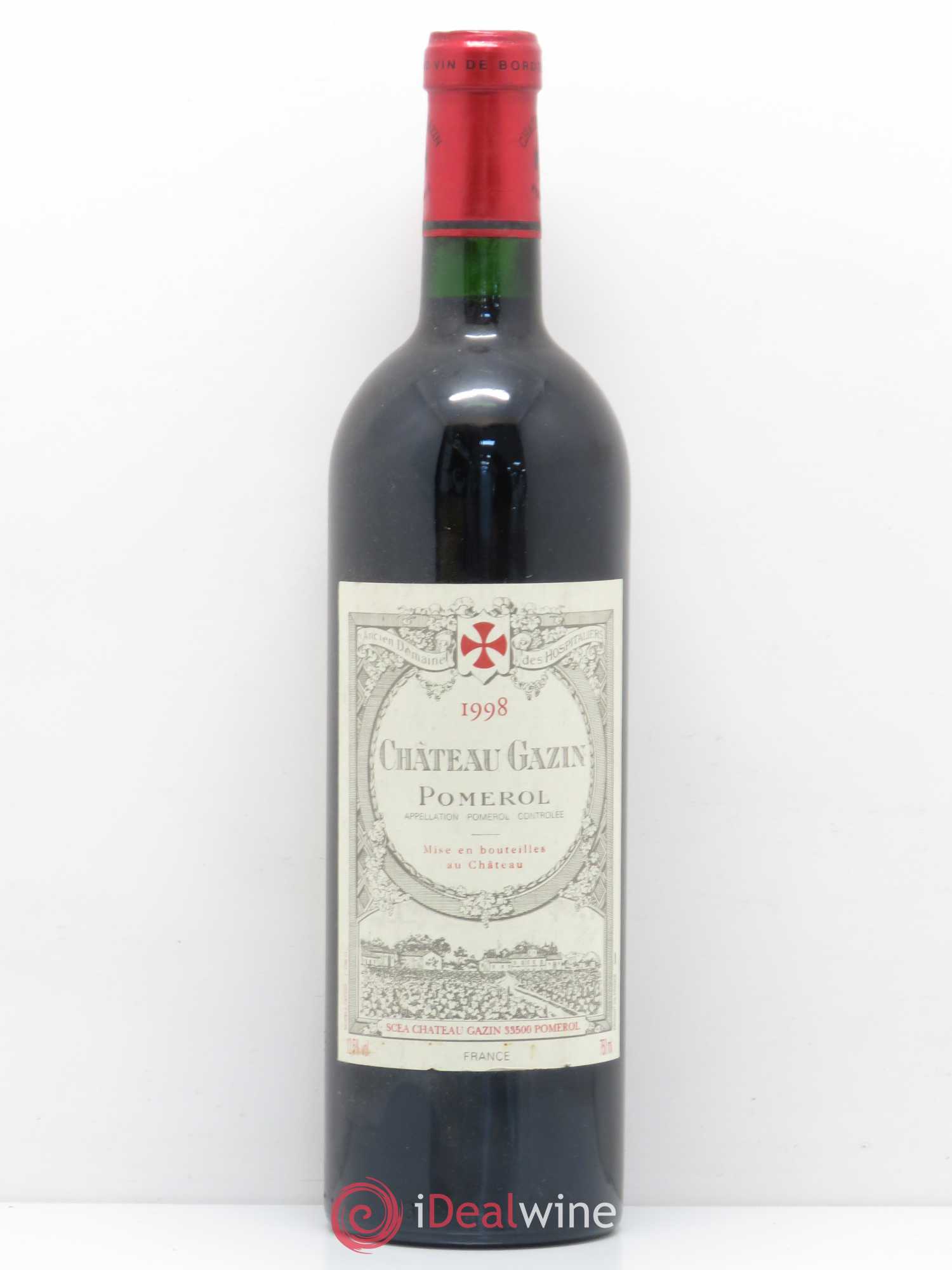 Château Gazin 1998 - Lot de 1 bouteille - 0