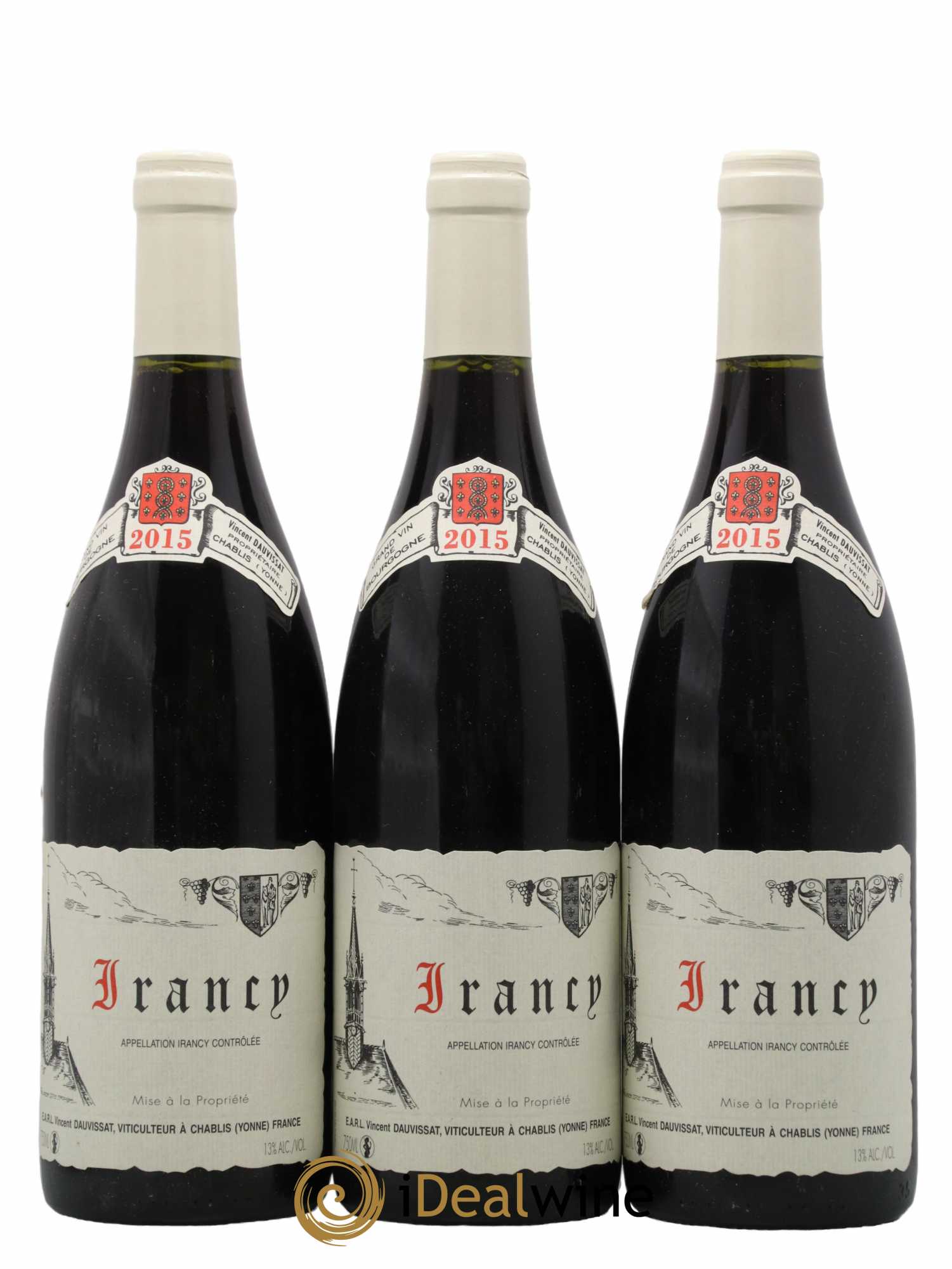 Irancy Vincent Dauvissat (Domaine) 2015 - Lot de 3 bouteilles - 0