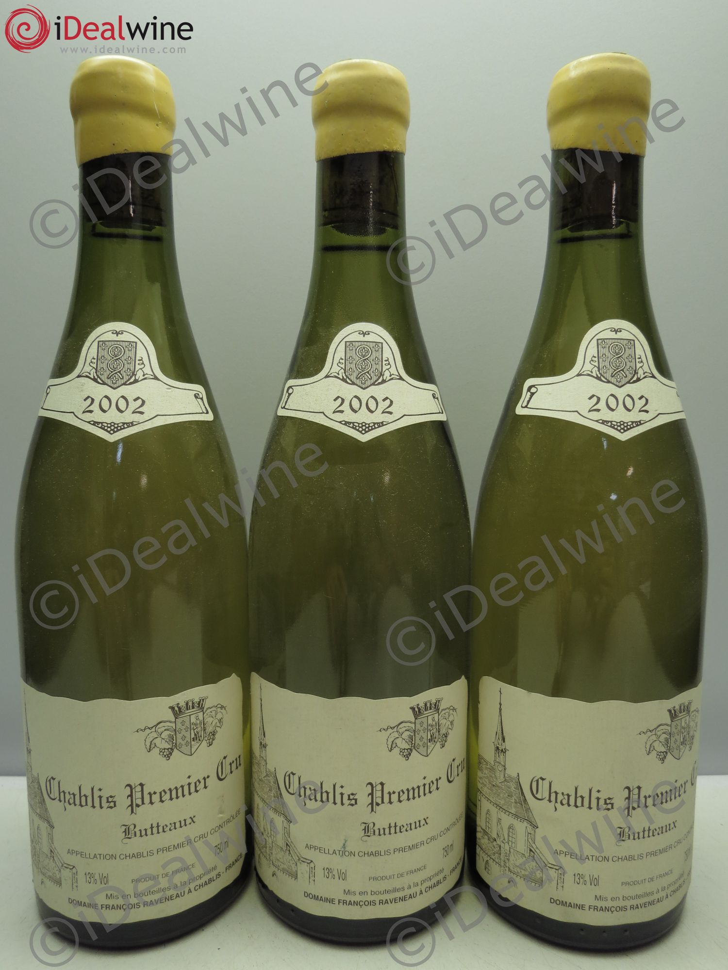 Chablis 1er Cru Butteaux Raveneau (Domaine) 2002 - Lot de 3 bouteilles - 0