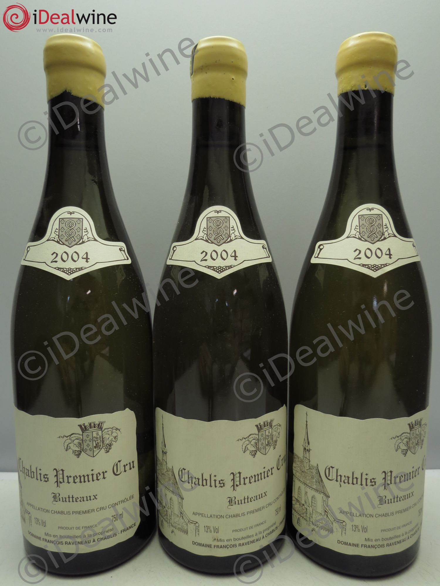 Chablis 1er Cru Butteaux Raveneau (Domaine) 2004 - Lot de 3 bouteilles - 0