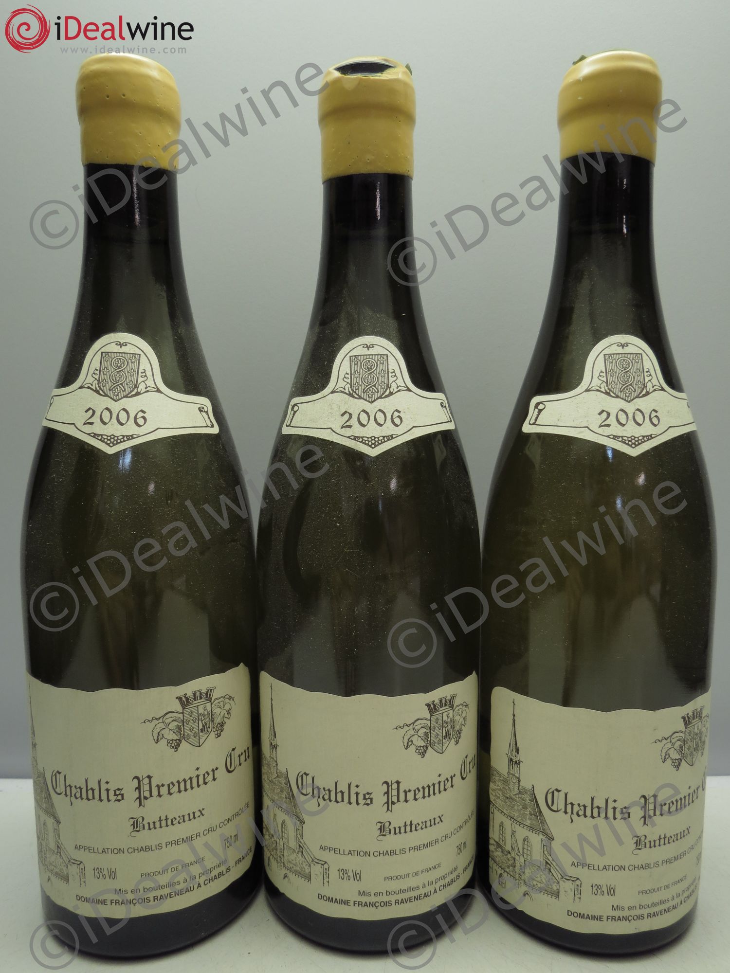Chablis 1er Cru Butteaux Raveneau (Domaine) 2006 - Lot de 3 bouteilles - 0