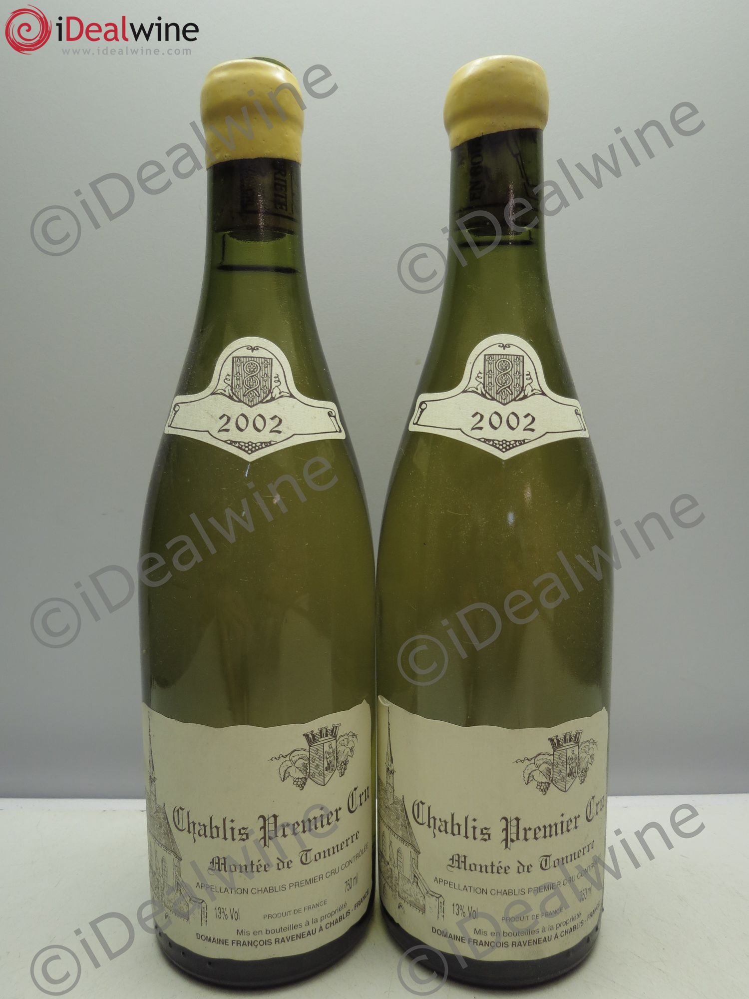 Chablis 1er Cru Montée de Tonnerre Raveneau (Domaine) 2002 - Lot de 2 bouteilles - 0