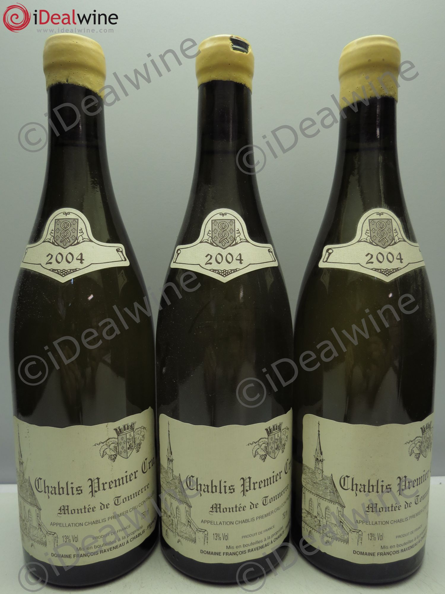 Chablis 1er Cru Montée de Tonnerre Raveneau (Domaine) 2004 - Lot de 3 bouteilles - 0