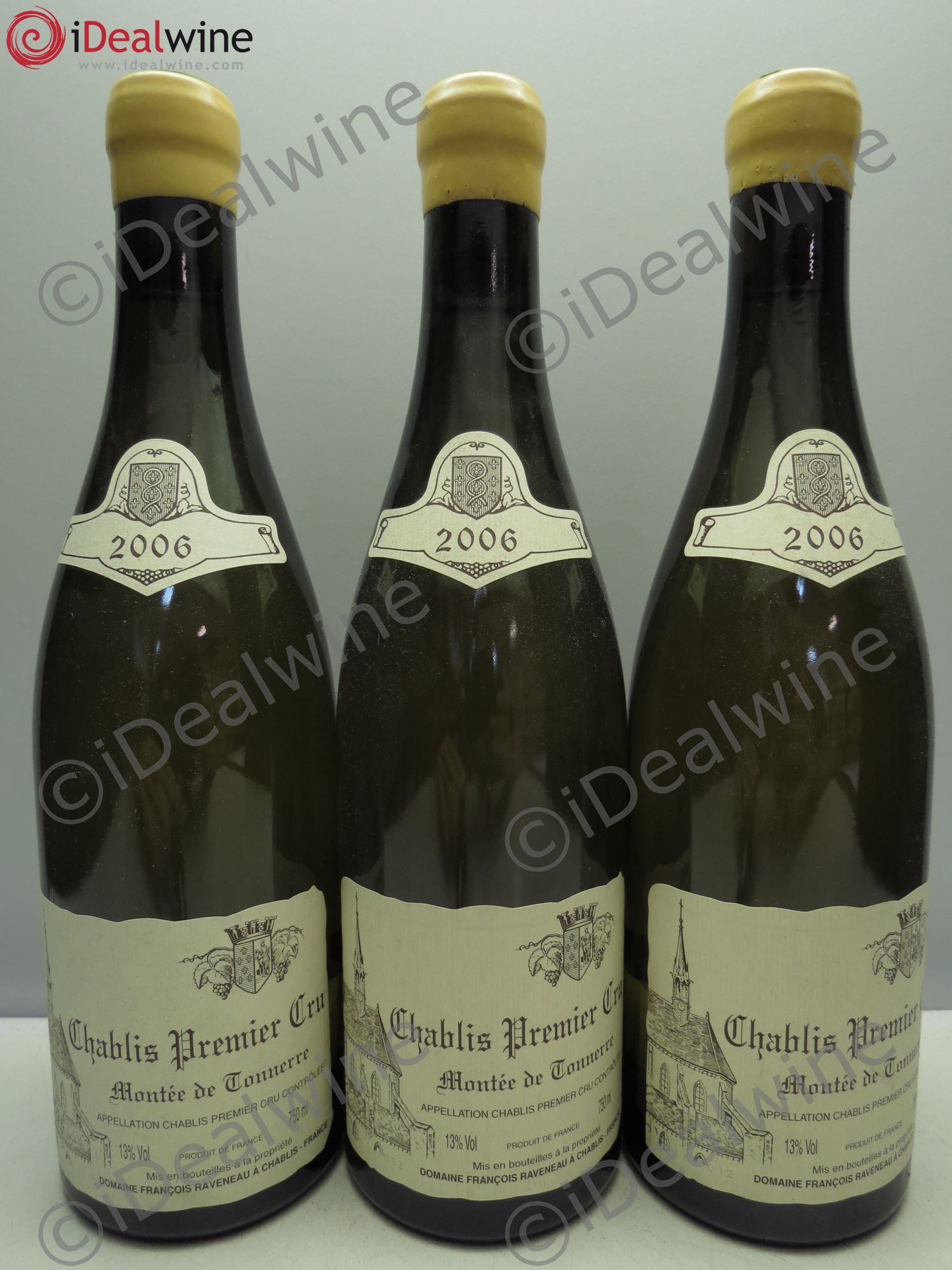 Chablis 1er Cru Montée de Tonnerre Raveneau (Domaine) 2006 - Lot de 3 bouteilles - 0