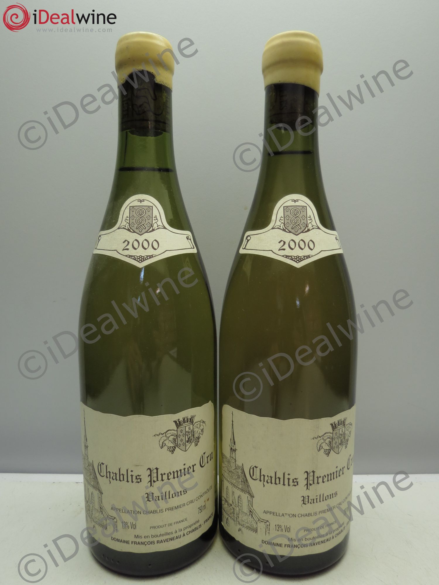 Chablis 1er Cru Vaillons Raveneau (Domaine) 2000 - Lot de 2 bouteilles - 0
