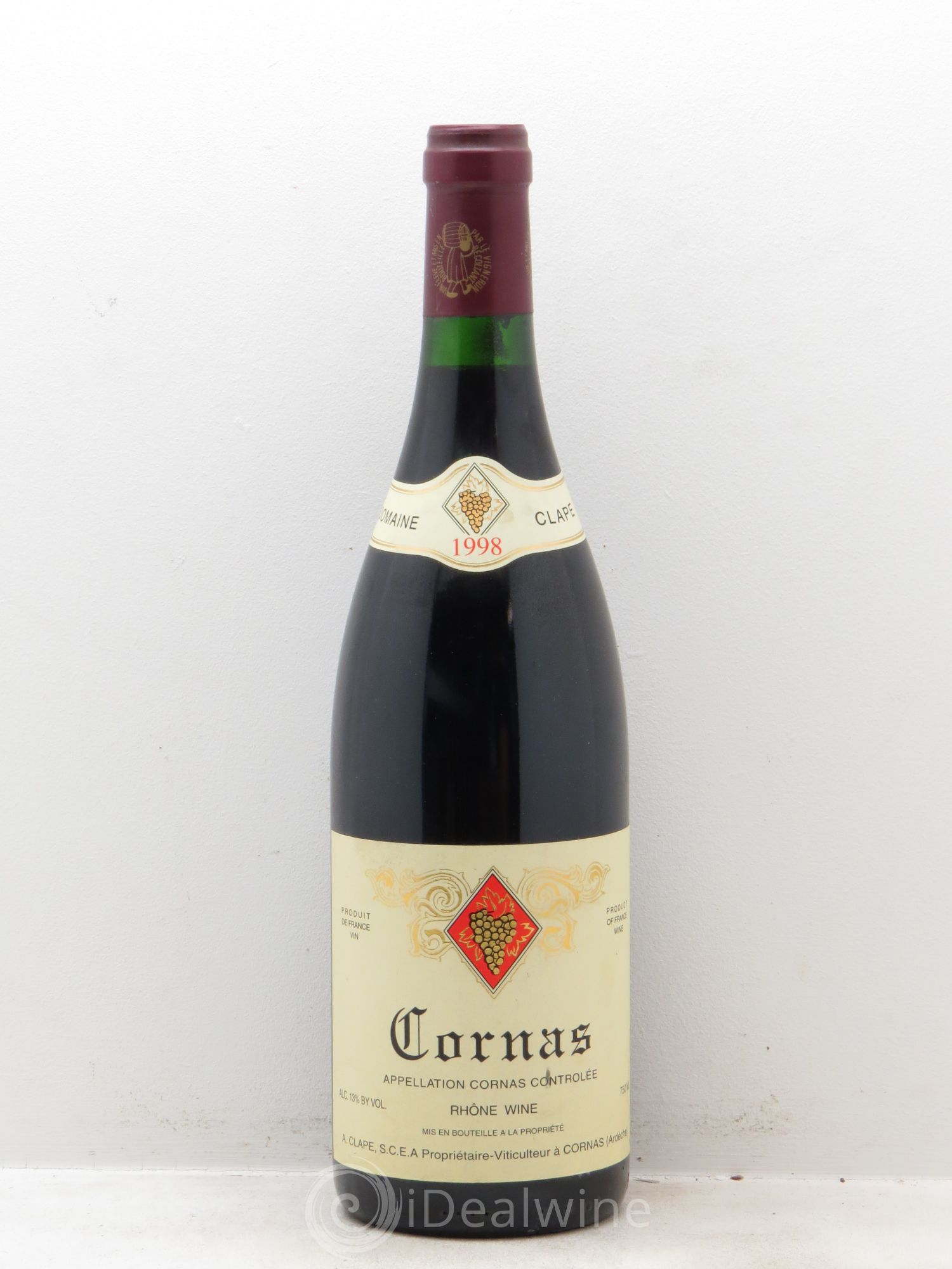 Cornas Auguste Clape 1998 - Lot de 1 bouteille - 0