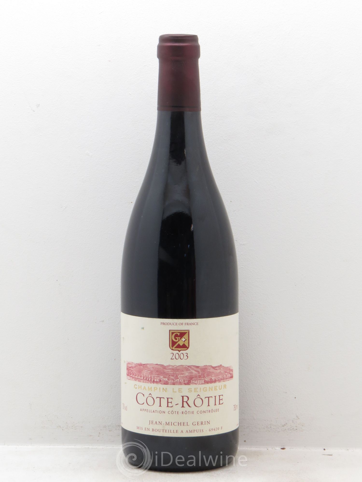 Côte-Rôtie Champin Le Seigneur Jean-Michel Gerin 2003 - Lot de 1 bouteille - 0