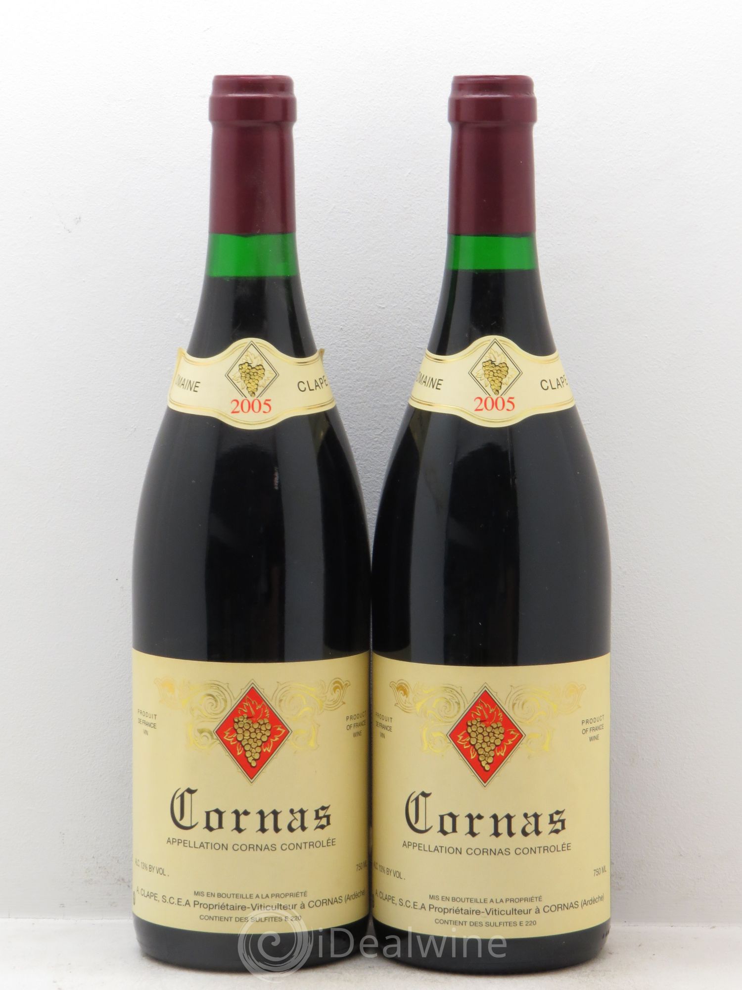 Cornas Auguste Clape 2005 - Lot de 2 bouteilles - 0