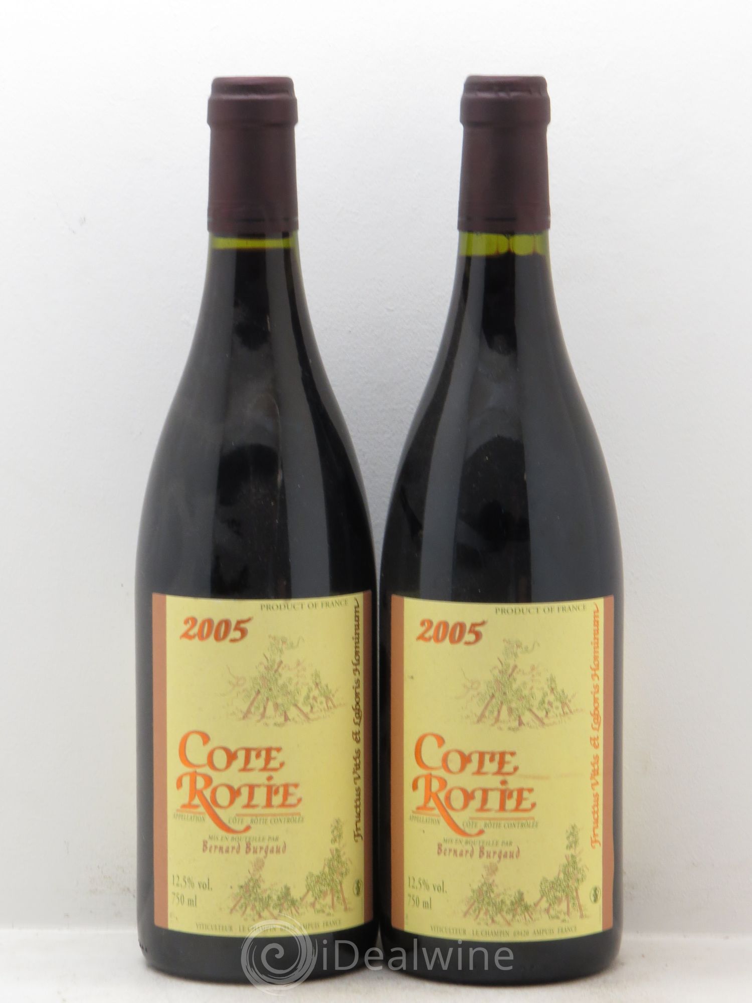 Côte-Rôtie Bernard Burgaud 2005 - Lot de 2 bouteilles - 0